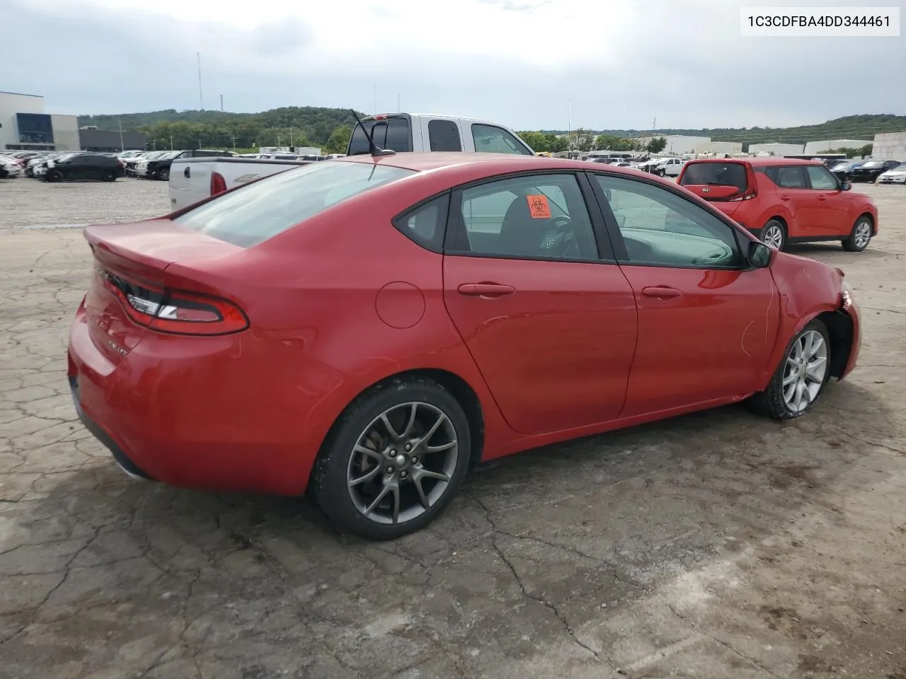 2013 Dodge Dart Sxt VIN: 1C3CDFBA4DD344461 Lot: 72984334