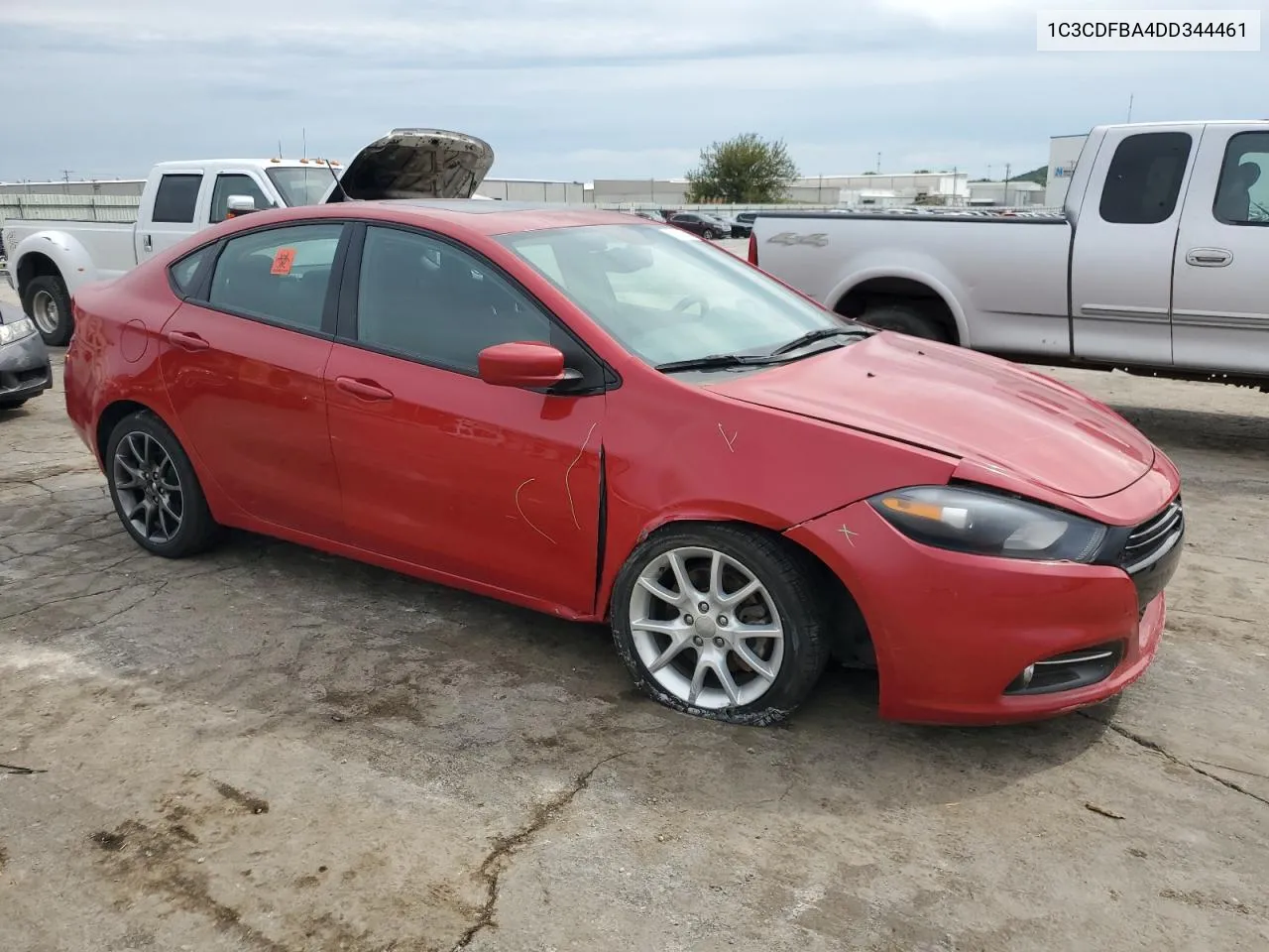 2013 Dodge Dart Sxt VIN: 1C3CDFBA4DD344461 Lot: 72984334