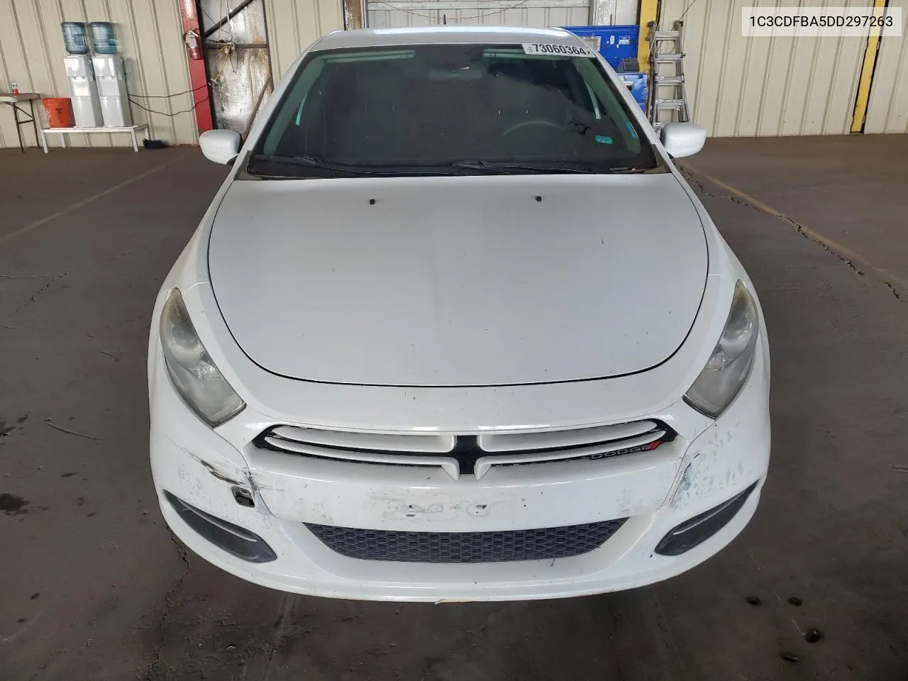 2013 Dodge Dart Sxt VIN: 1C3CDFBA5DD297263 Lot: 73060364