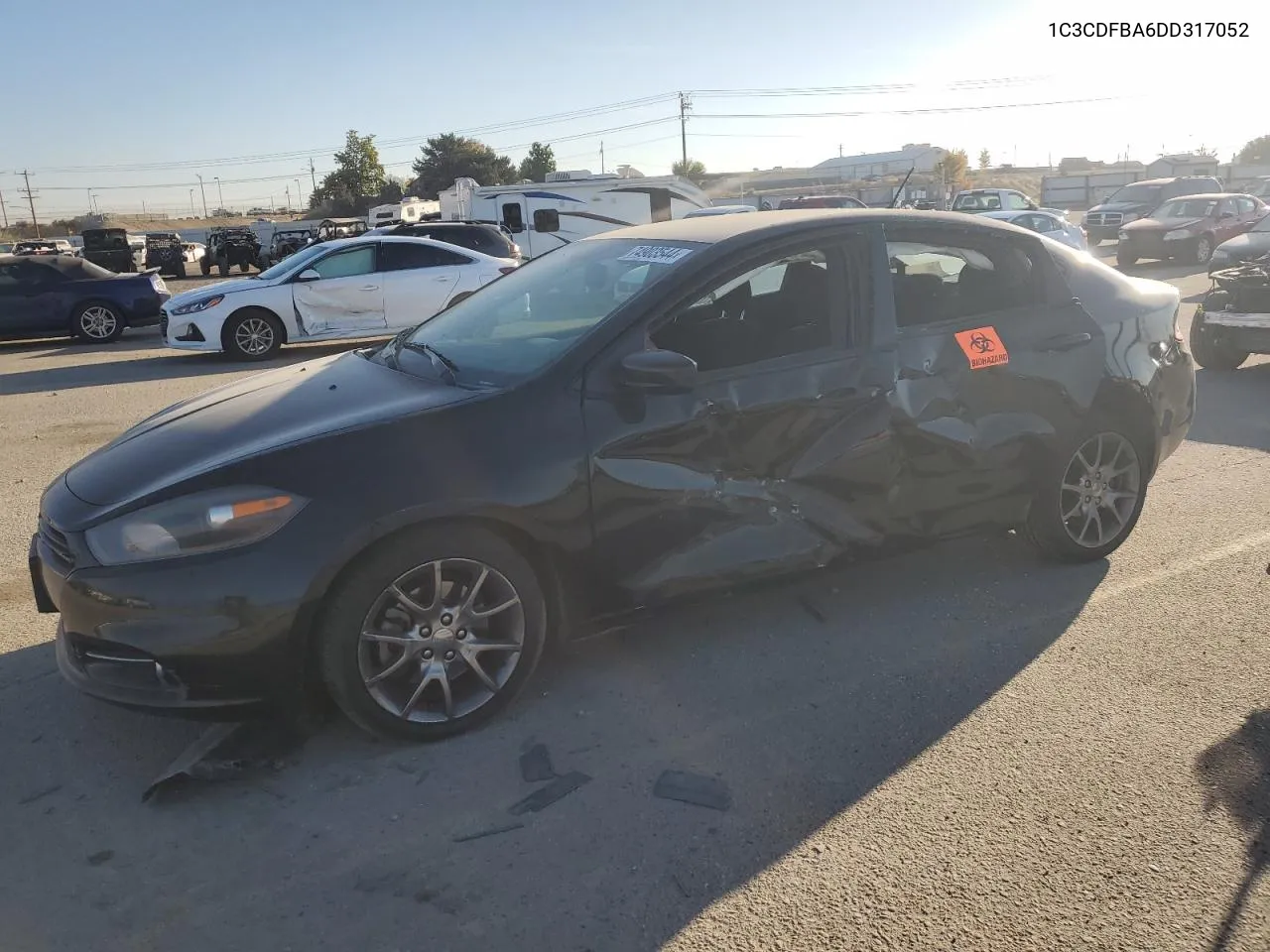 2013 Dodge Dart Sxt VIN: 1C3CDFBA6DD317052 Lot: 74903544