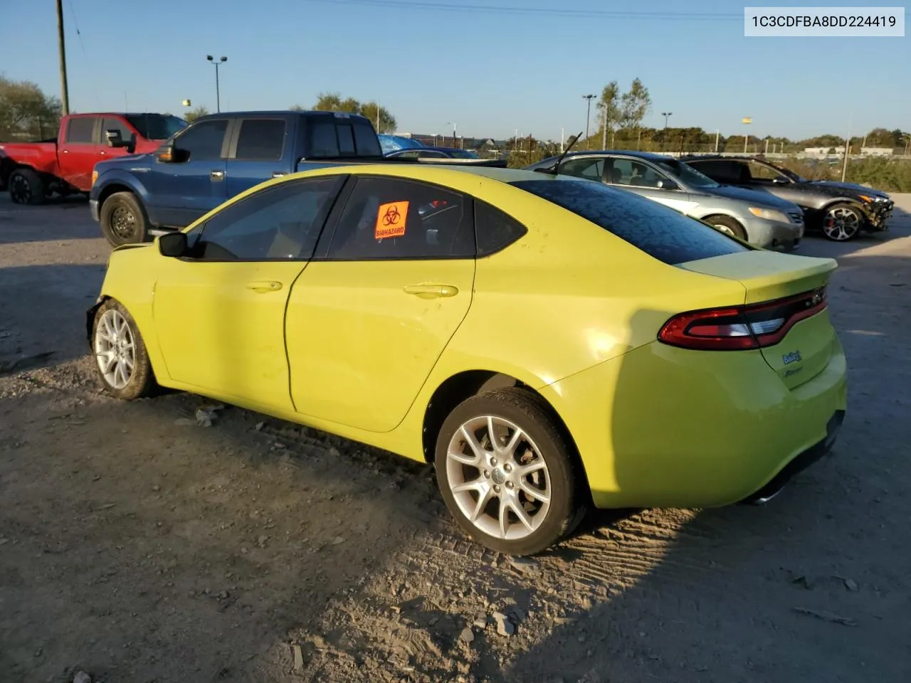 2013 Dodge Dart Sxt VIN: 1C3CDFBA8DD224419 Lot: 75262644