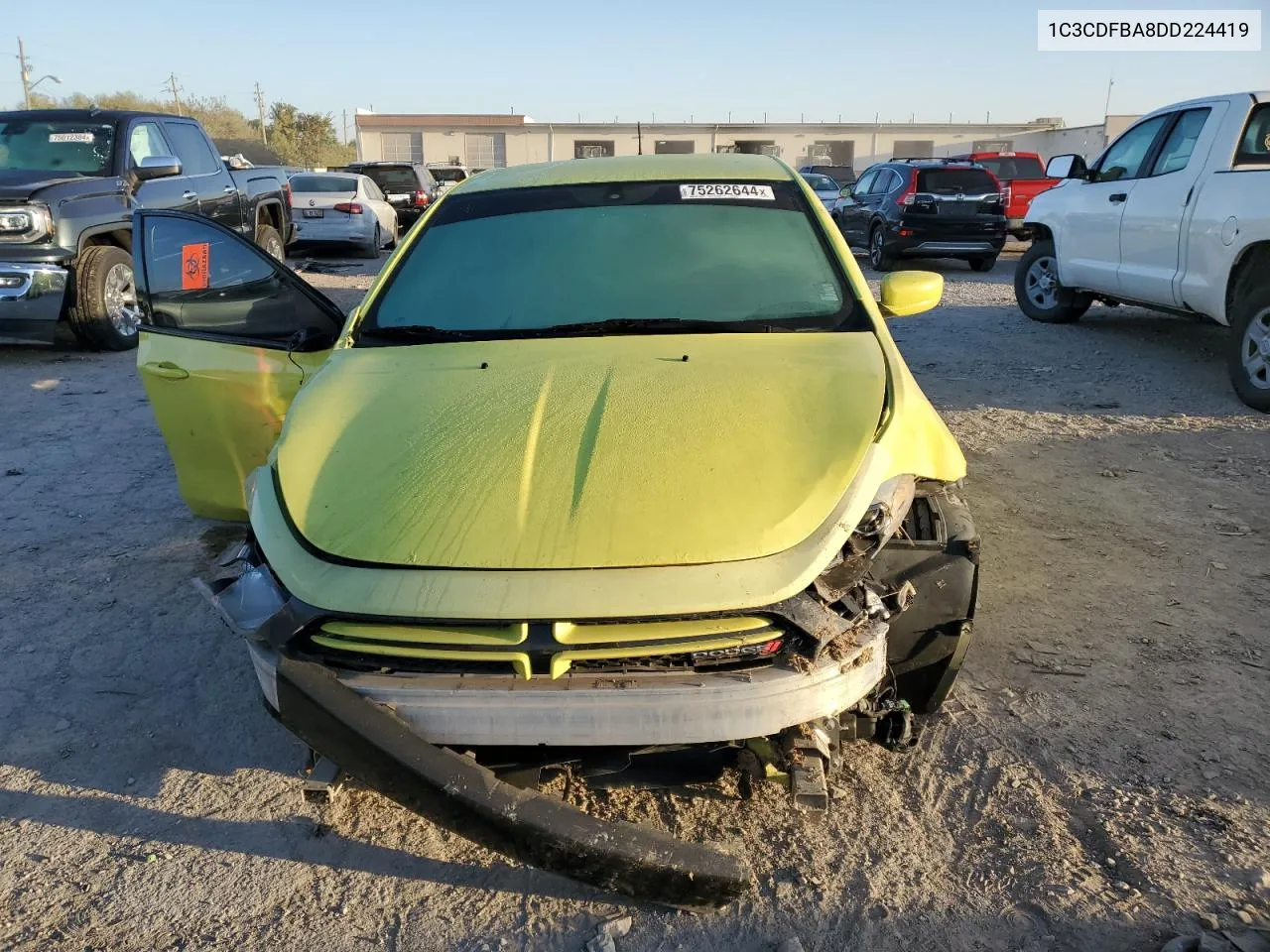 2013 Dodge Dart Sxt VIN: 1C3CDFBA8DD224419 Lot: 75262644