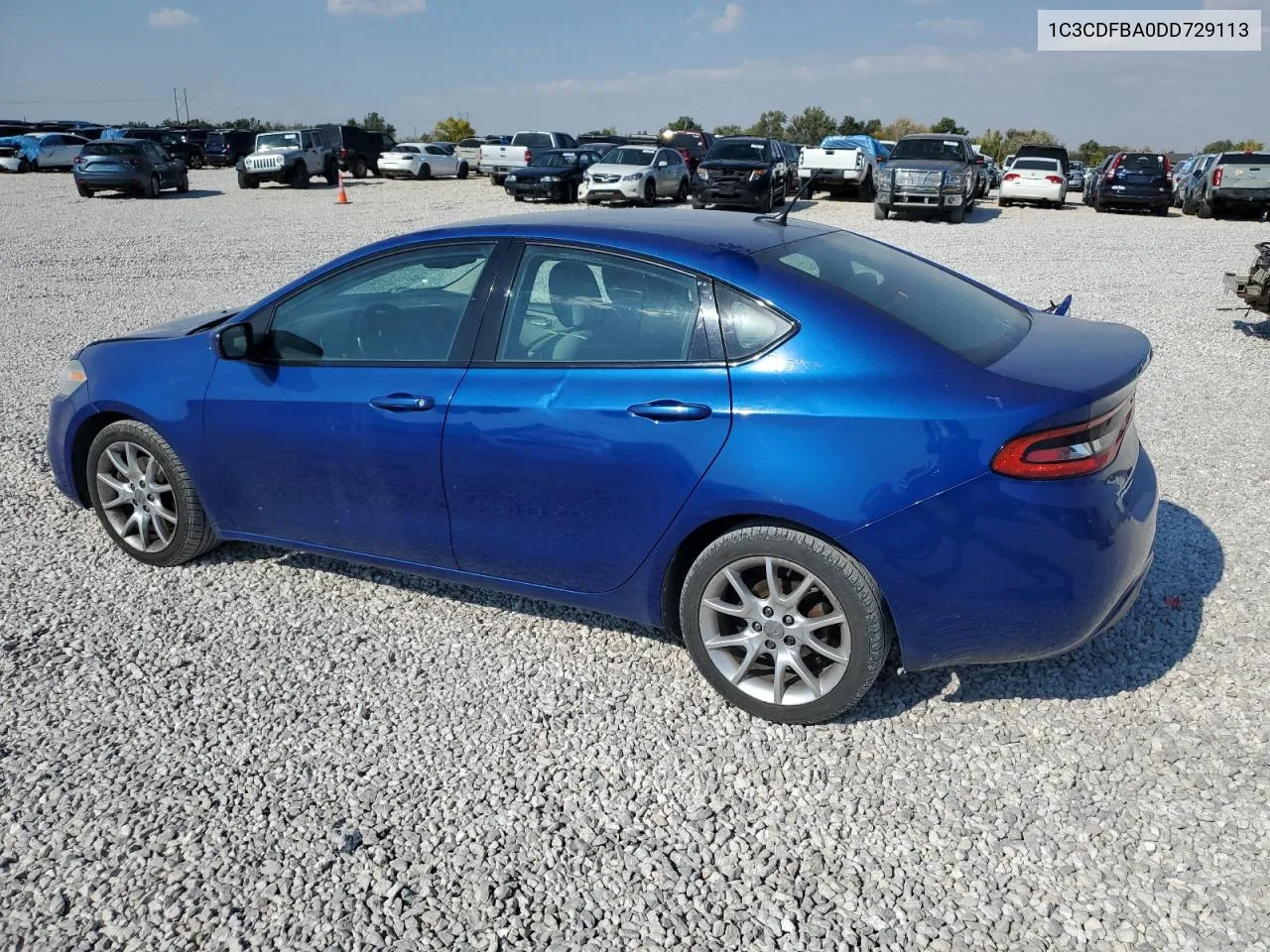 2013 Dodge Dart Sxt VIN: 1C3CDFBA0DD729113 Lot: 75485354