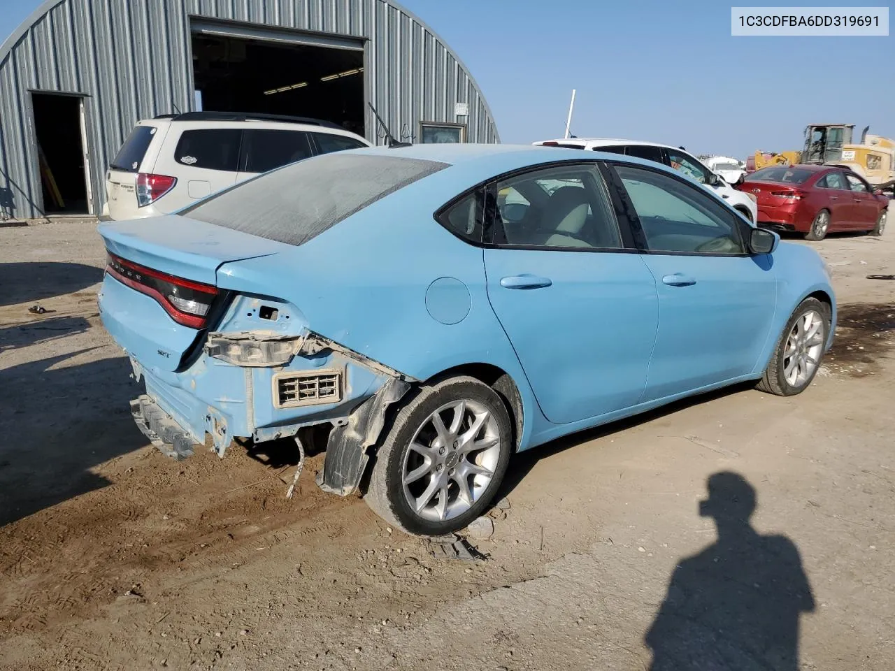 2013 Dodge Dart Sxt VIN: 1C3CDFBA6DD319691 Lot: 75524774