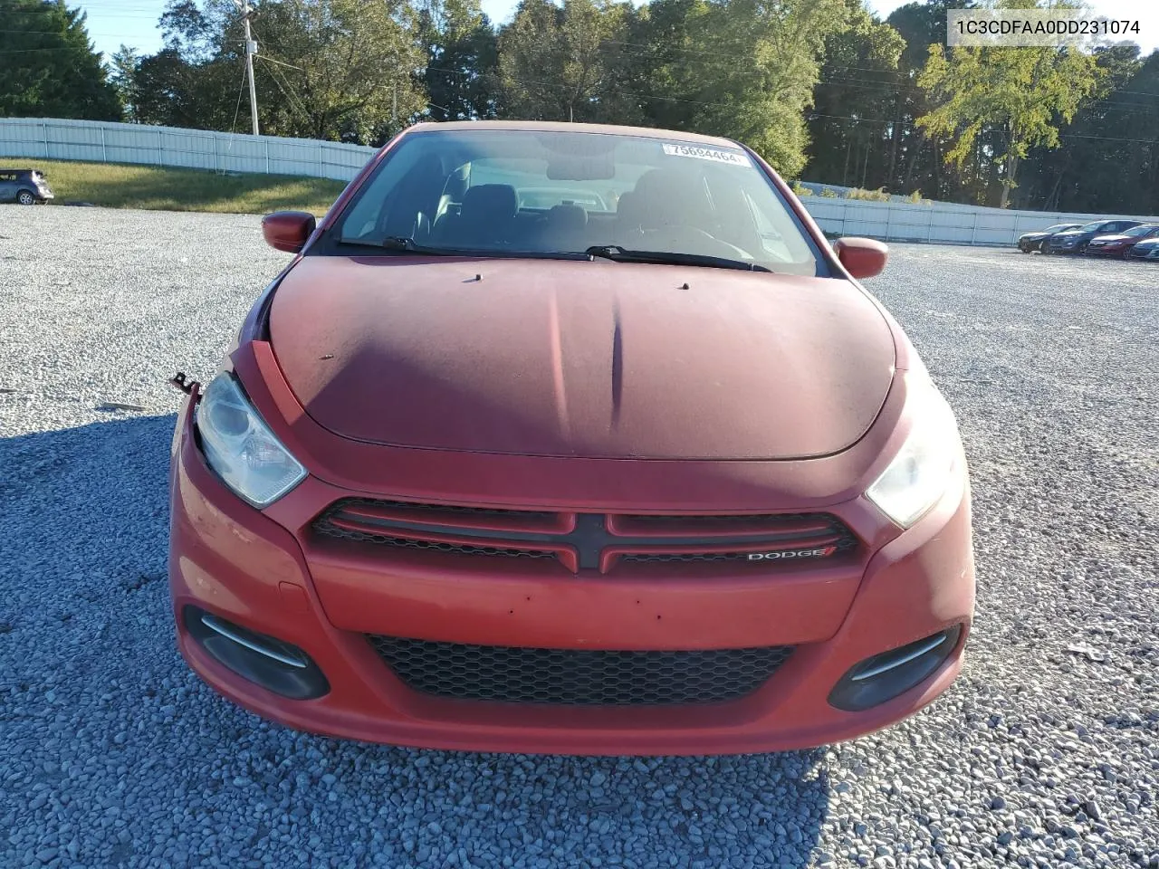 2013 Dodge Dart Se VIN: 1C3CDFAA0DD231074 Lot: 75694464