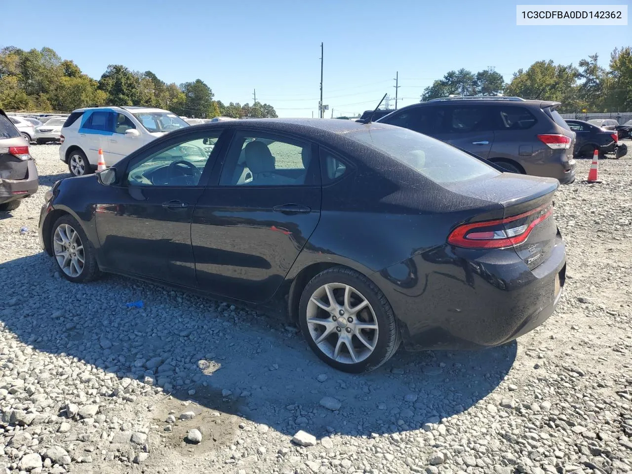 1C3CDFBA0DD142362 2013 Dodge Dart Sxt