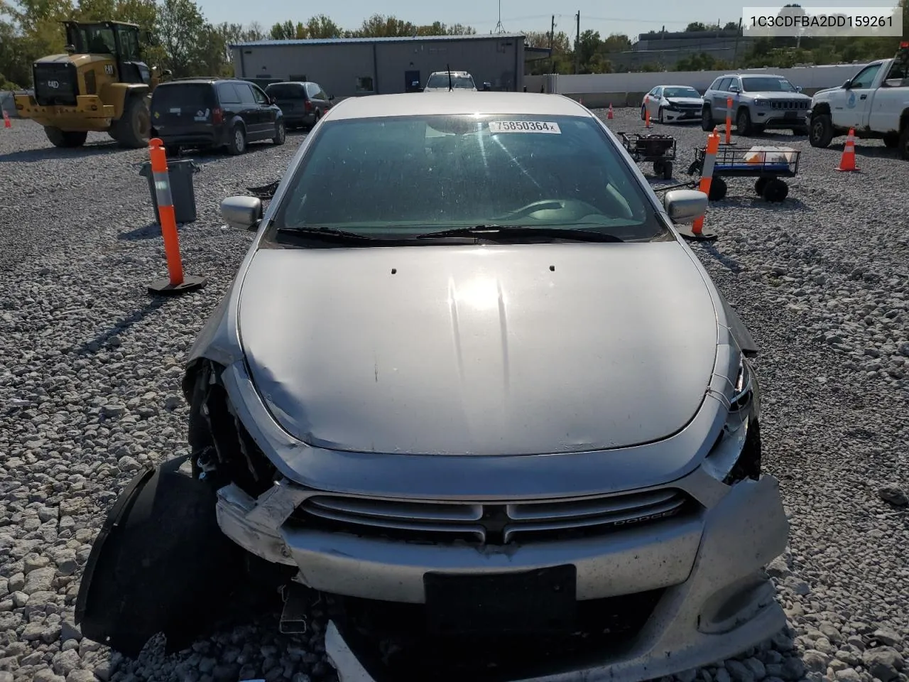 2013 Dodge Dart Sxt VIN: 1C3CDFBA2DD159261 Lot: 75850364