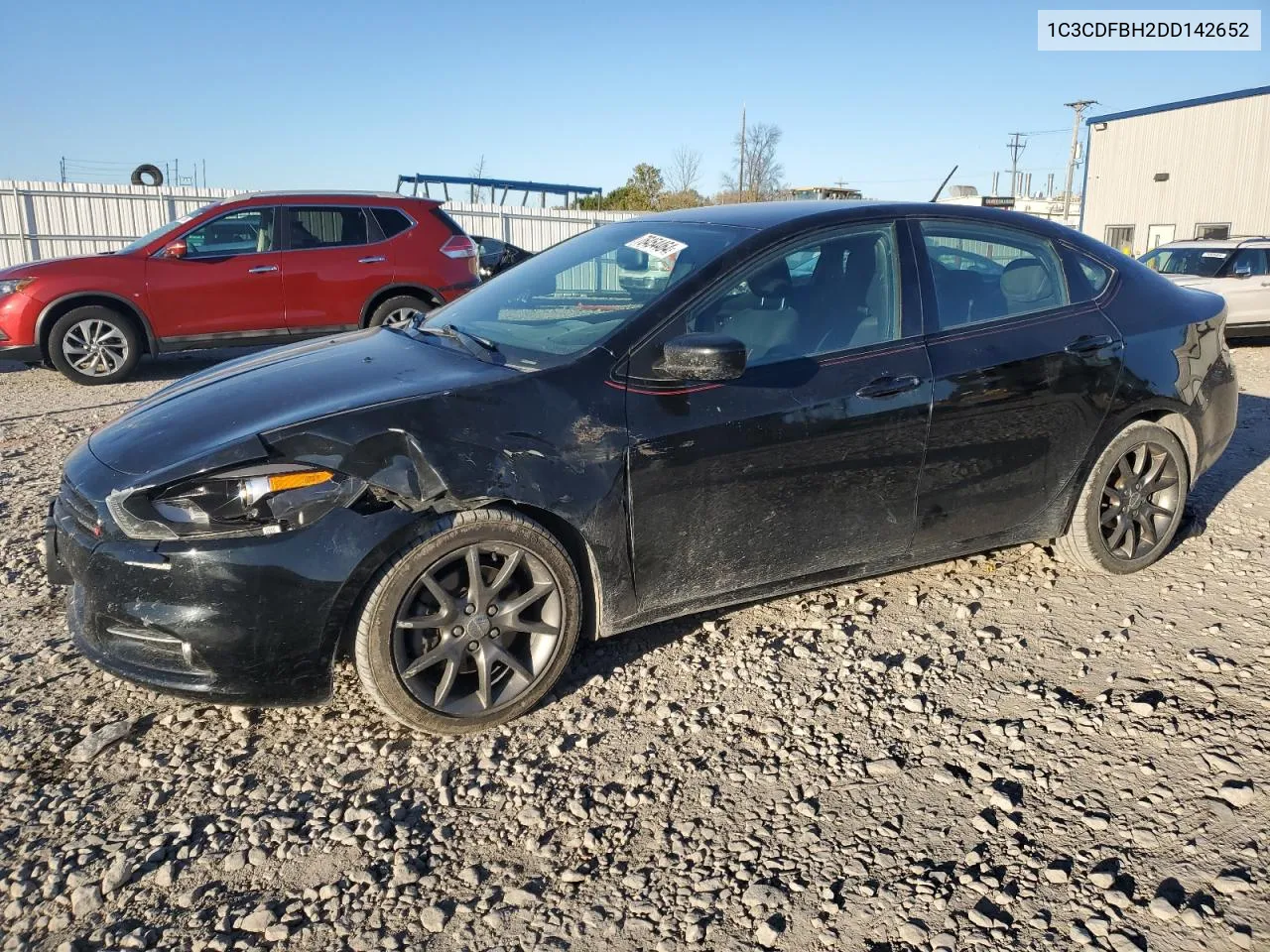 2013 Dodge Dart Sxt VIN: 1C3CDFBH2DD142652 Lot: 76454464