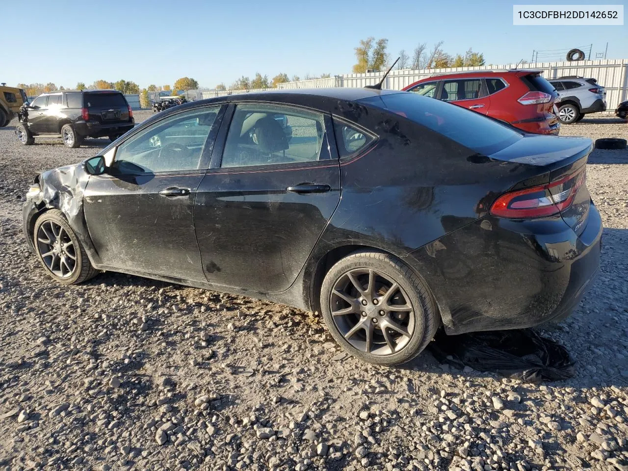 2013 Dodge Dart Sxt VIN: 1C3CDFBH2DD142652 Lot: 76454464