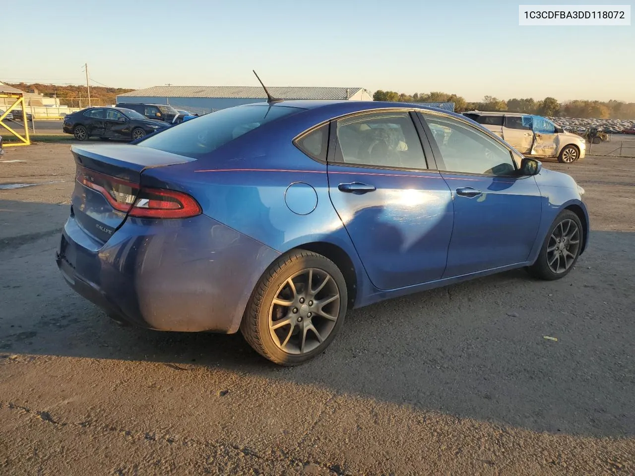 2013 Dodge Dart Sxt VIN: 1C3CDFBA3DD118072 Lot: 76560124