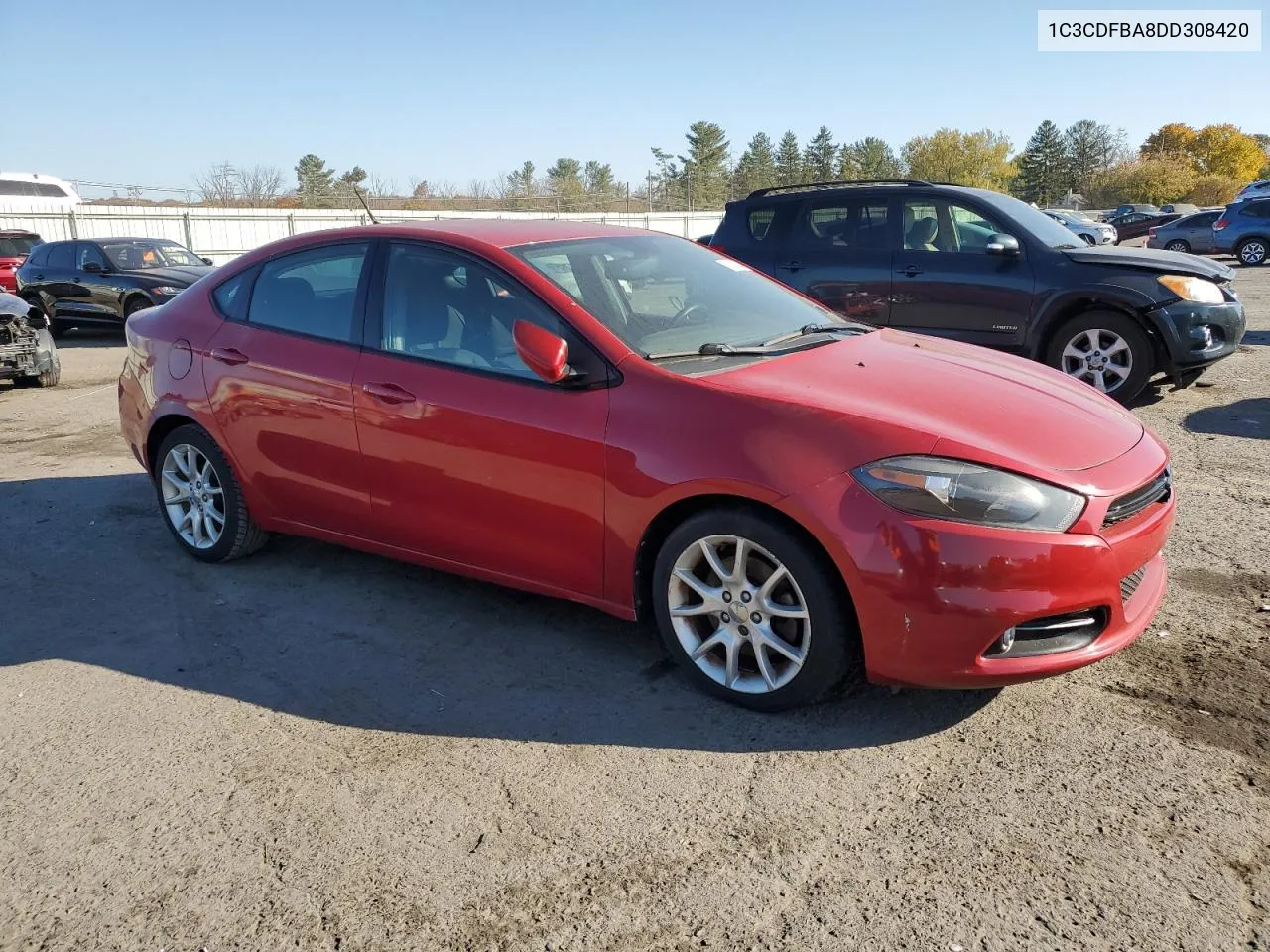 2013 Dodge Dart Sxt VIN: 1C3CDFBA8DD308420 Lot: 76630464