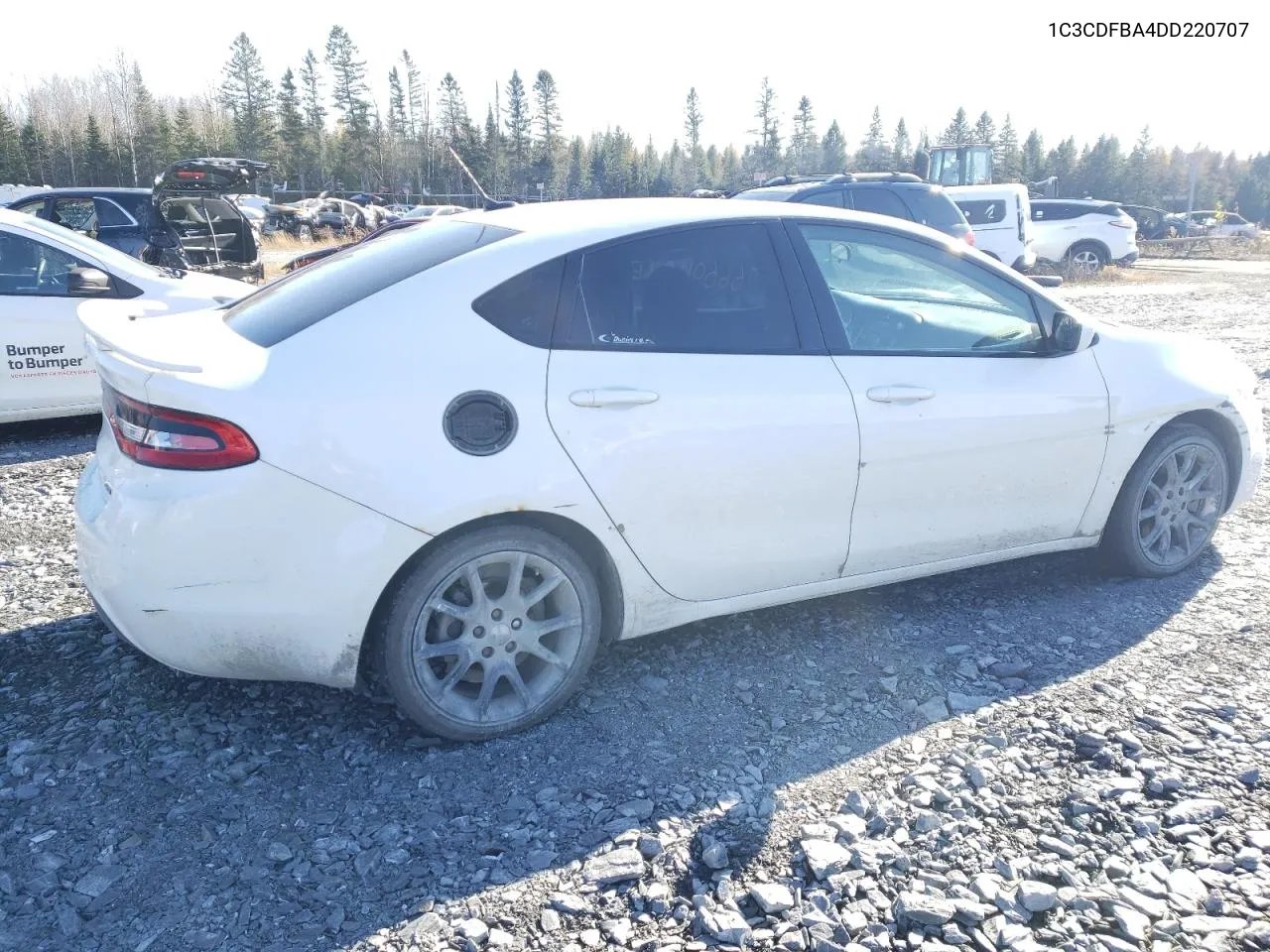 2013 Dodge Dart Sxt VIN: 1C3CDFBA4DD220707 Lot: 76660404