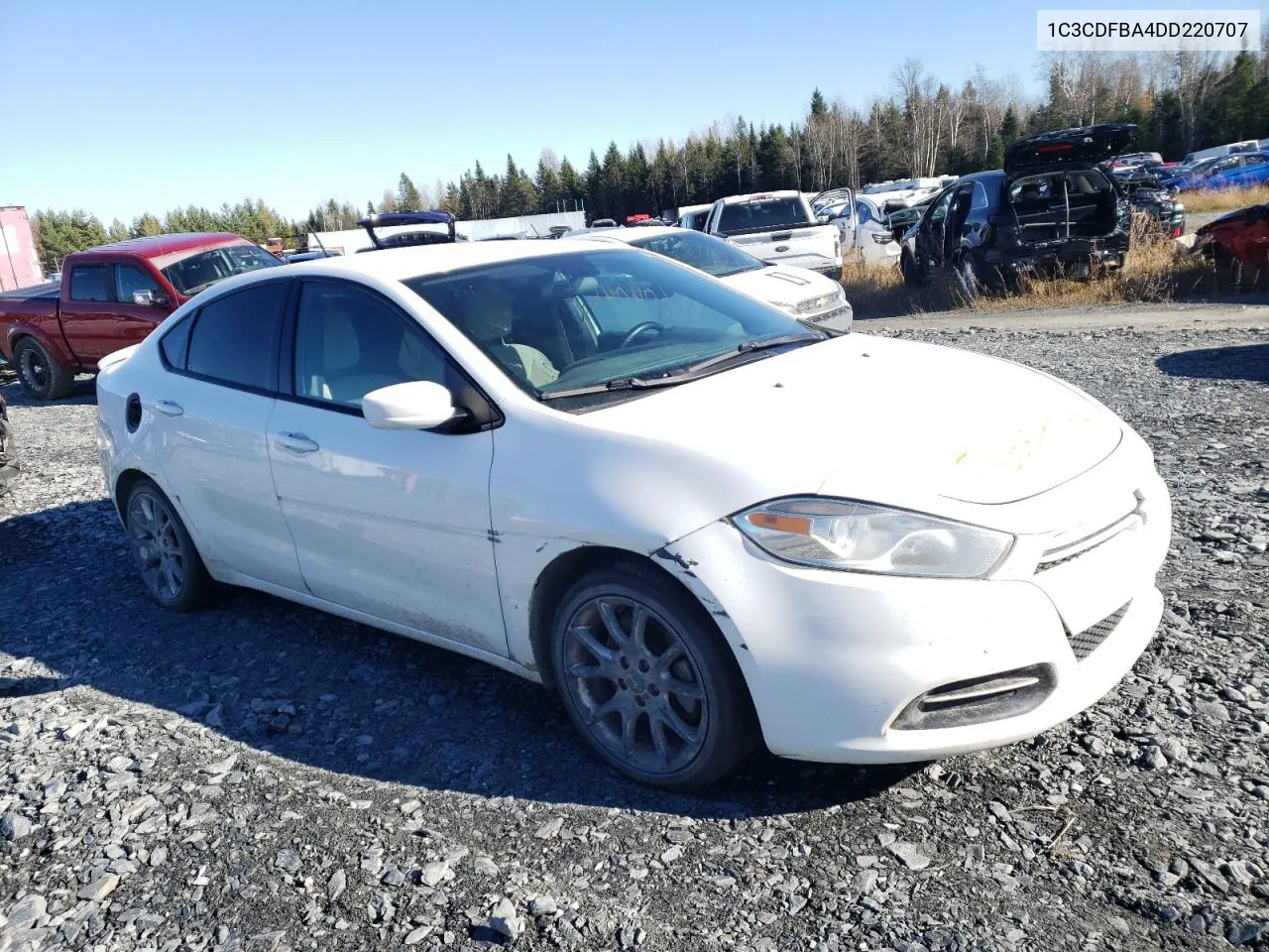 2013 Dodge Dart Sxt VIN: 1C3CDFBA4DD220707 Lot: 76660404