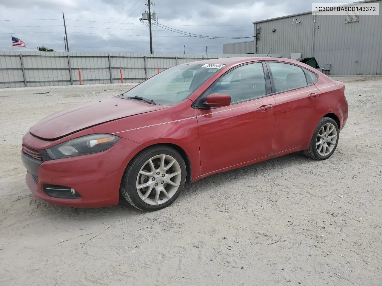 2013 Dodge Dart Sxt VIN: 1C3CDFBA8DD143372 Lot: 76689934