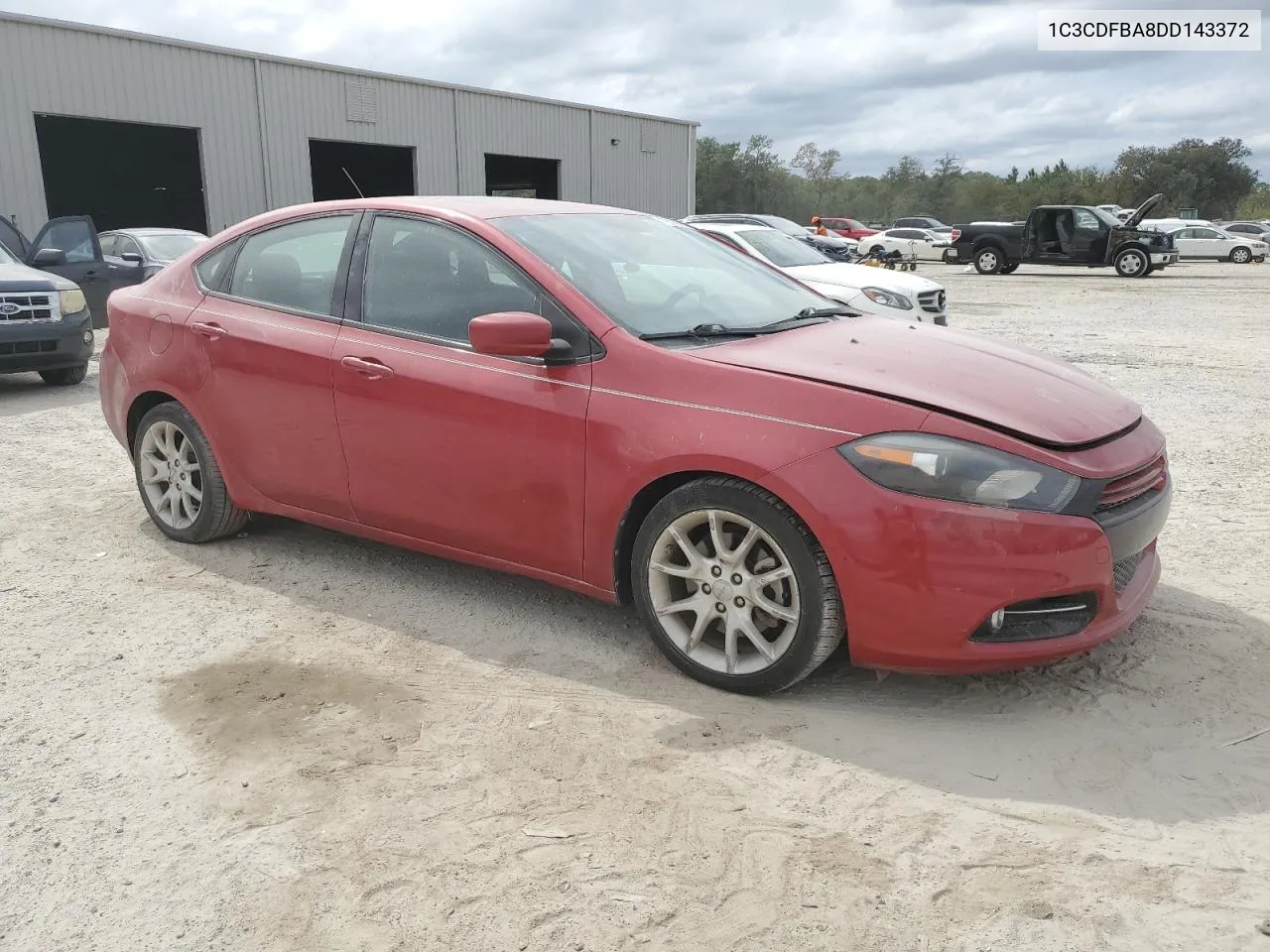 2013 Dodge Dart Sxt VIN: 1C3CDFBA8DD143372 Lot: 76689934