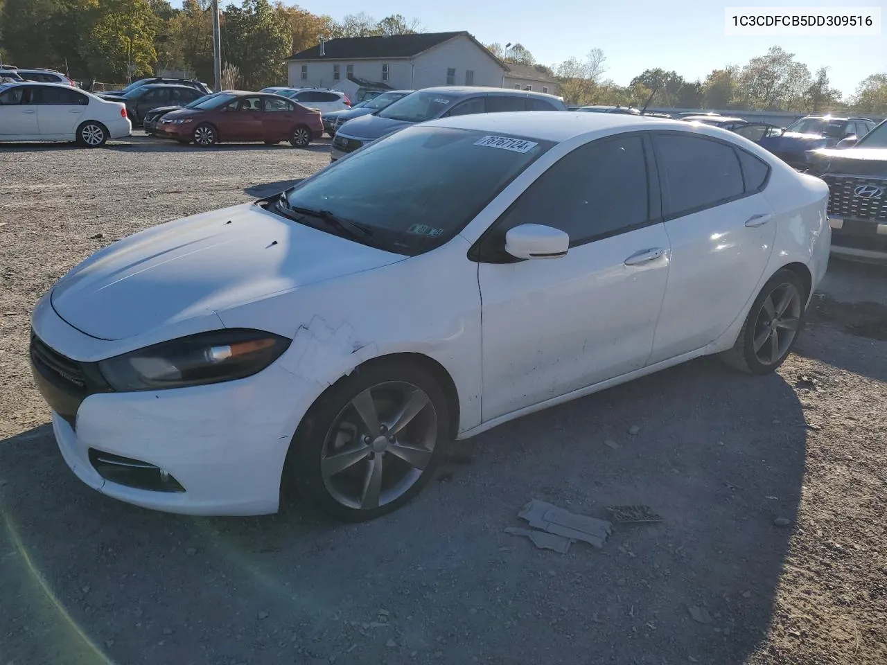 2013 Dodge Dart Limited VIN: 1C3CDFCB5DD309516 Lot: 76767124