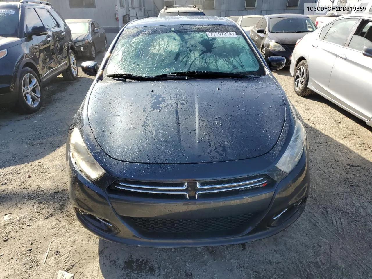 2013 Dodge Dart Limited VIN: 1C3CDFCH2DD319859 Lot: 77707274