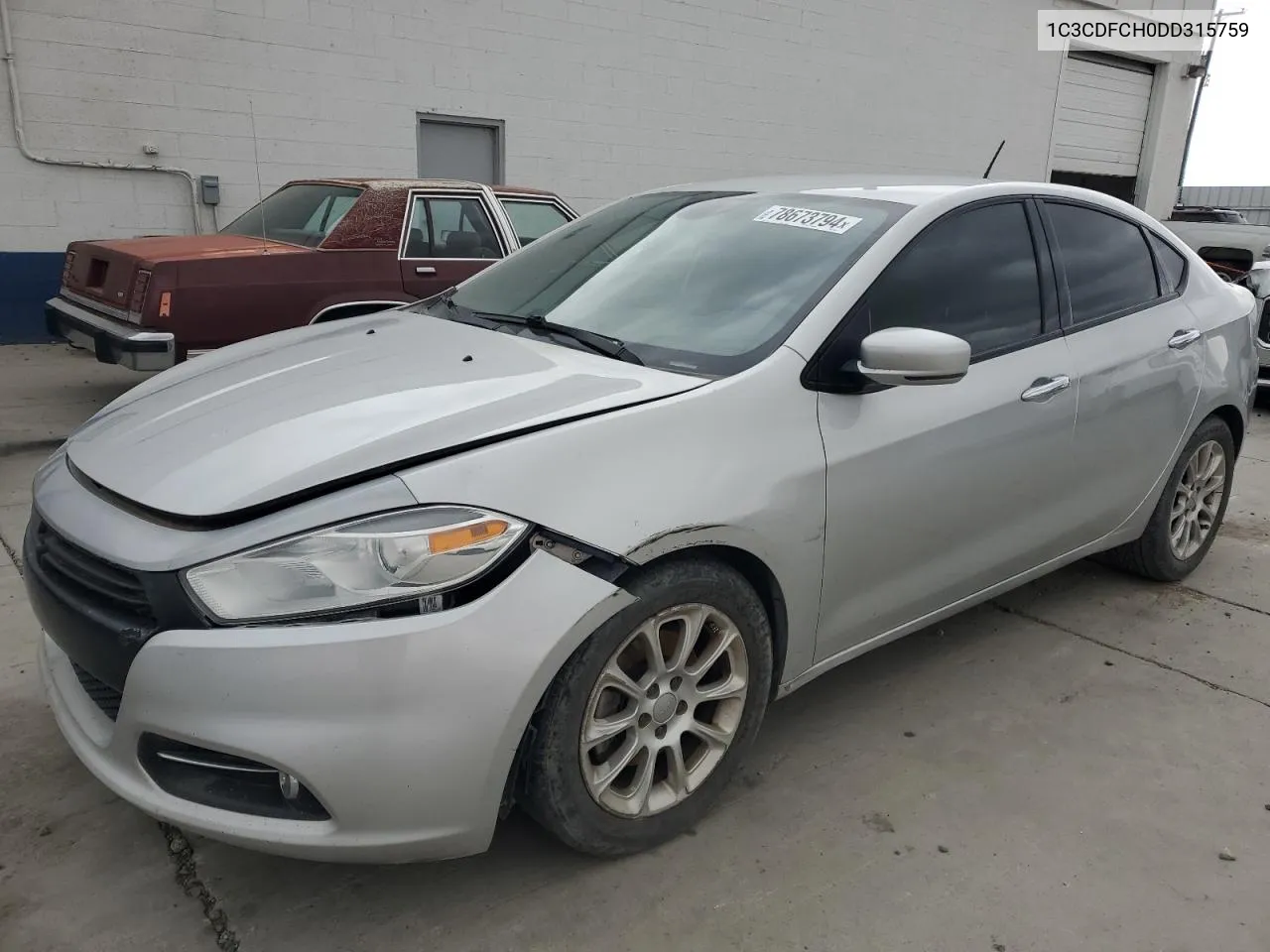 2013 Dodge Dart Limited VIN: 1C3CDFCH0DD315759 Lot: 78673794