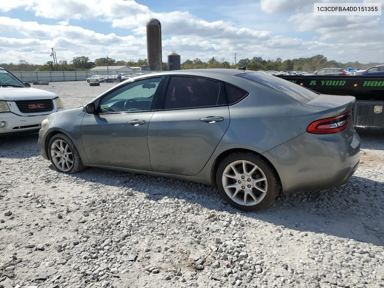 2013 Dodge Dart Sxt VIN: 1C3CDFBA4DD151355 Lot: 78700224