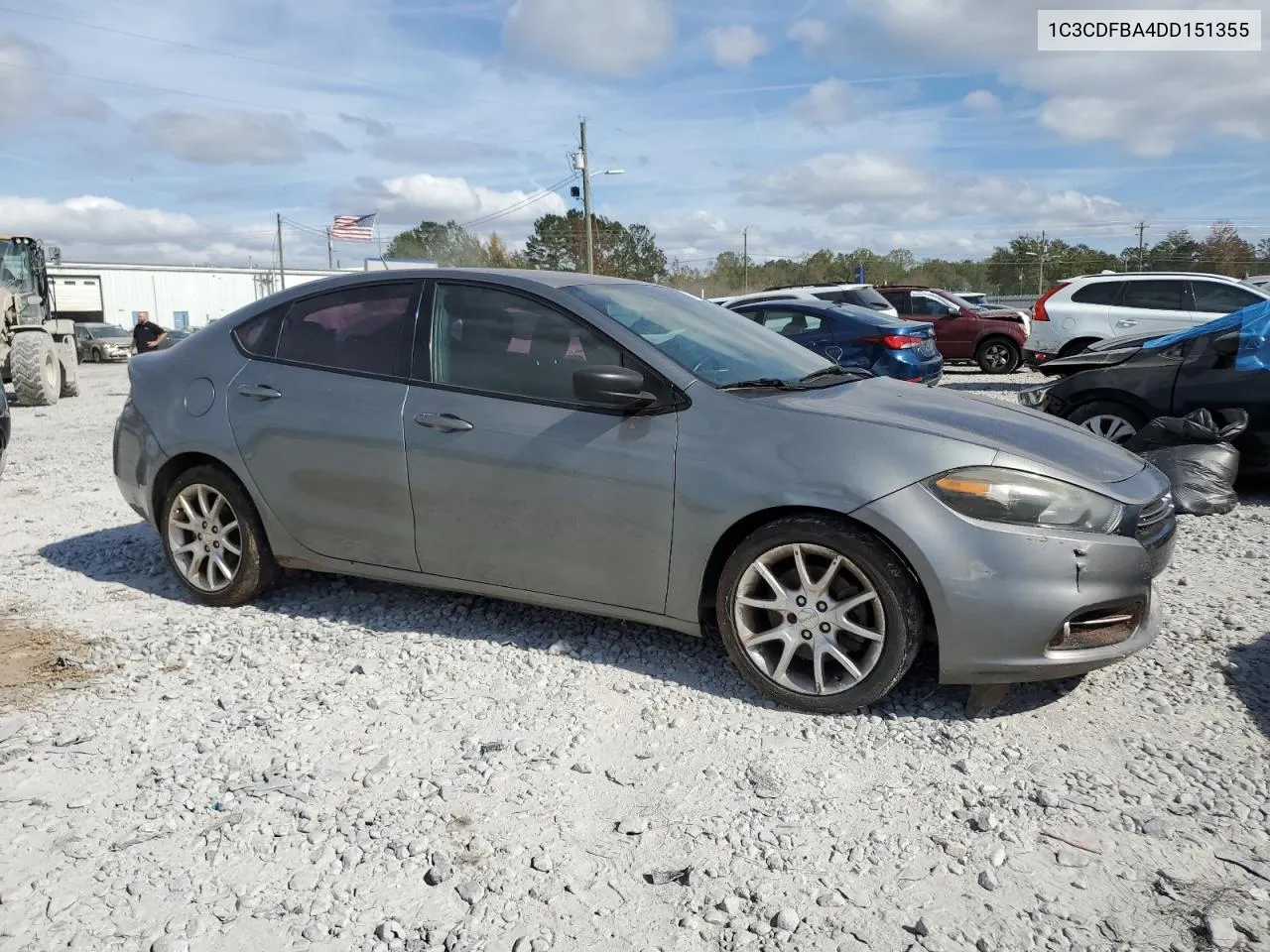 2013 Dodge Dart Sxt VIN: 1C3CDFBA4DD151355 Lot: 78700224