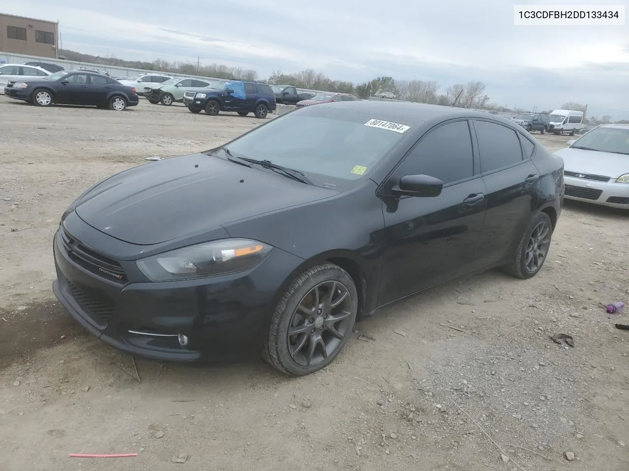 2013 Dodge Dart Sxt VIN: 1C3CDFBH2DD133434 Lot: 80147064