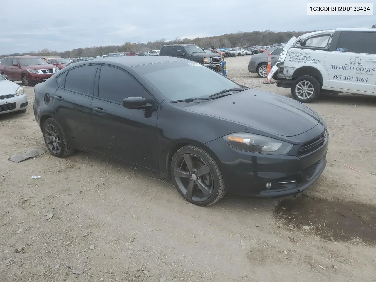 2013 Dodge Dart Sxt VIN: 1C3CDFBH2DD133434 Lot: 80147064