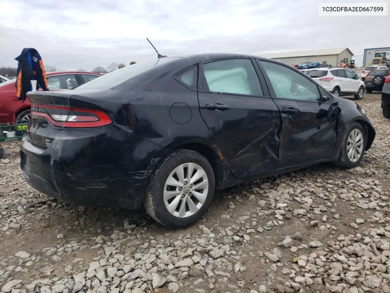 1C3CDFBA2ED667599 2014 Dodge Dart Sxt