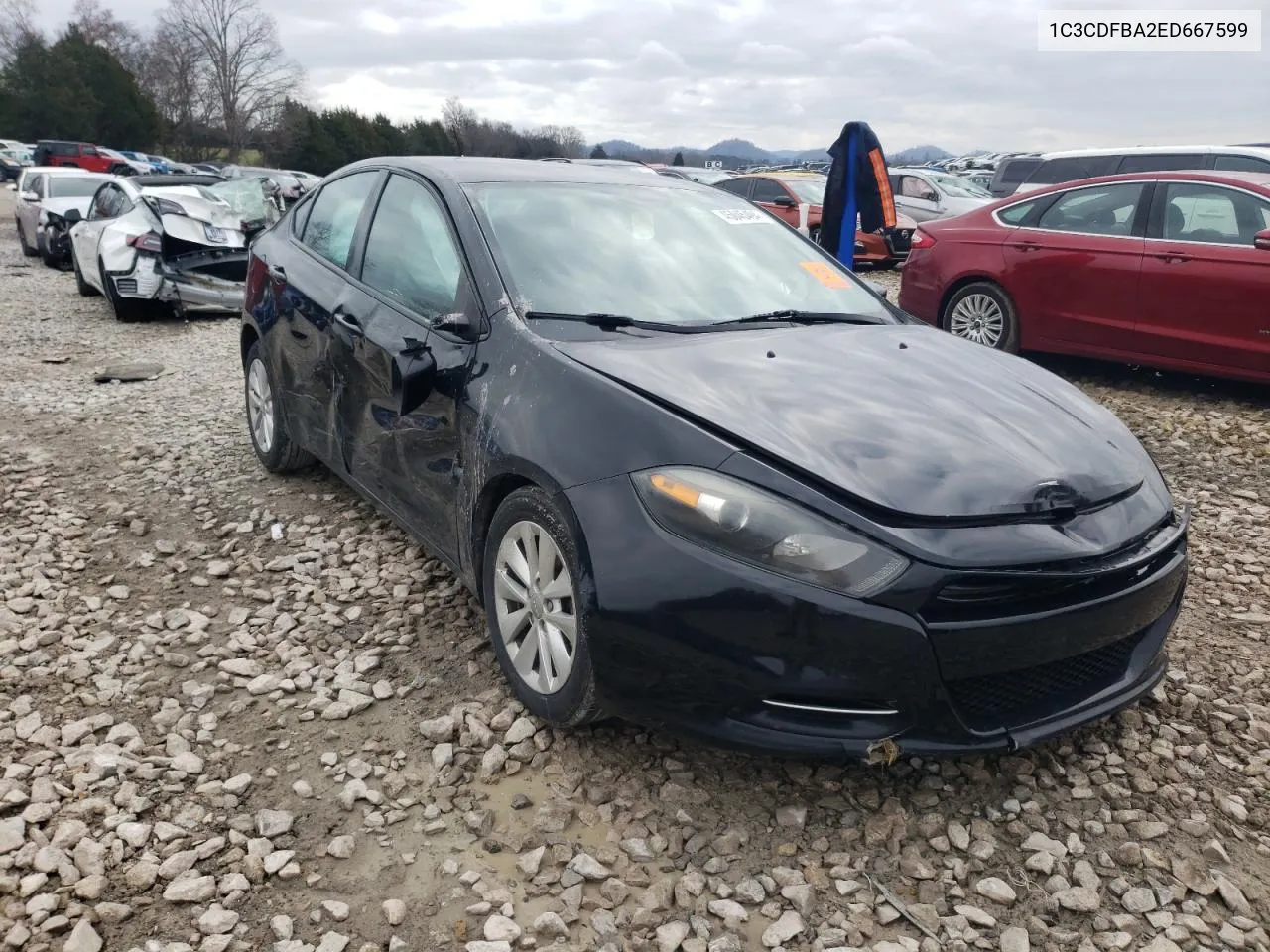 1C3CDFBA2ED667599 2014 Dodge Dart Sxt