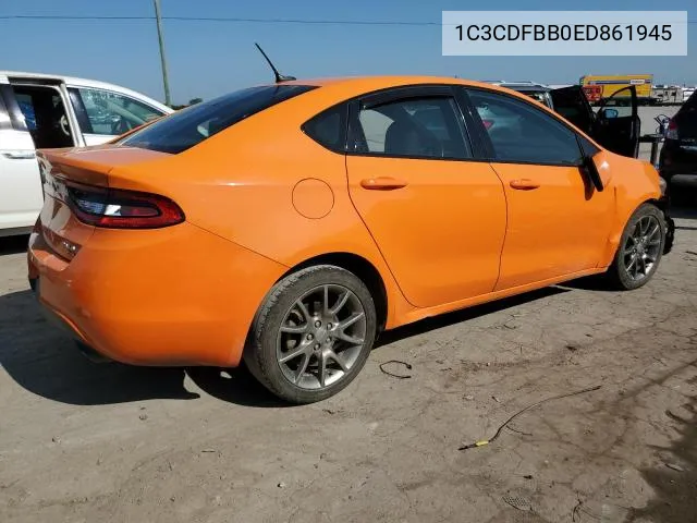 2014 Dodge Dart Sxt VIN: 1C3CDFBB0ED861945 Lot: 52934614