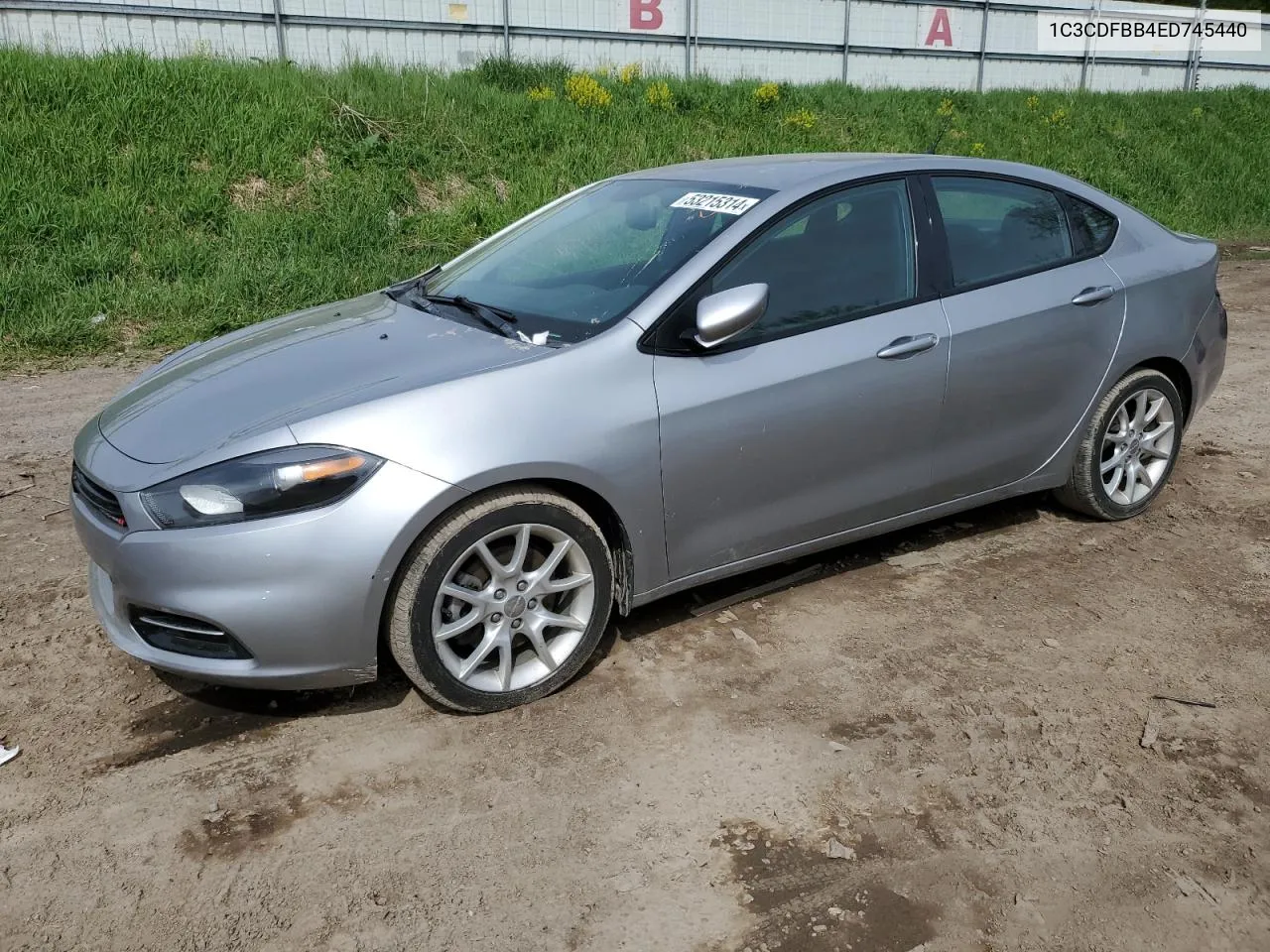 2014 Dodge Dart Sxt VIN: 1C3CDFBB4ED745440 Lot: 53215314