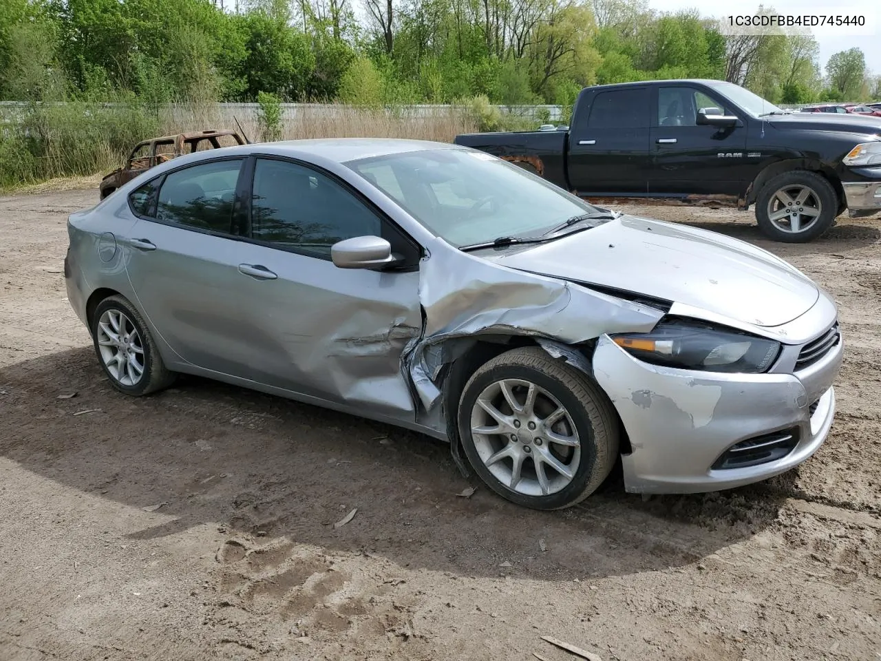 2014 Dodge Dart Sxt VIN: 1C3CDFBB4ED745440 Lot: 53215314