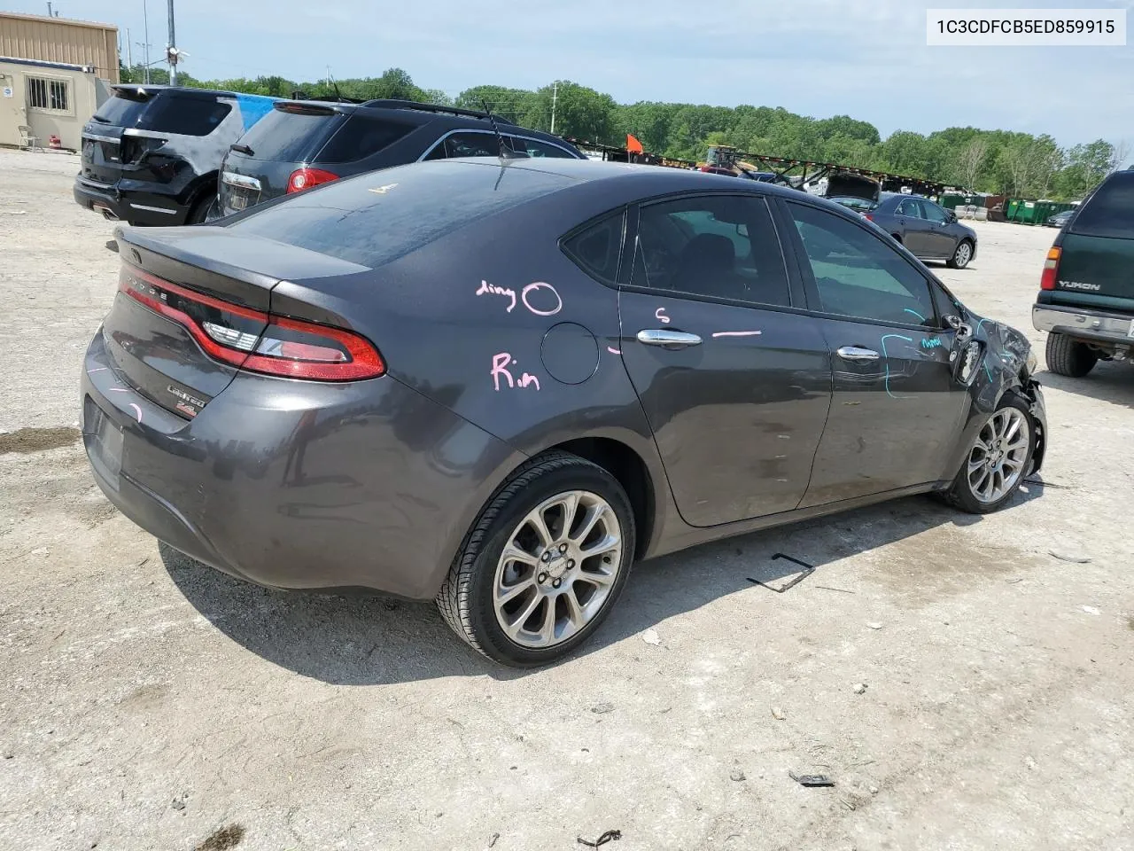 2014 Dodge Dart Limited VIN: 1C3CDFCB5ED859915 Lot: 55154504