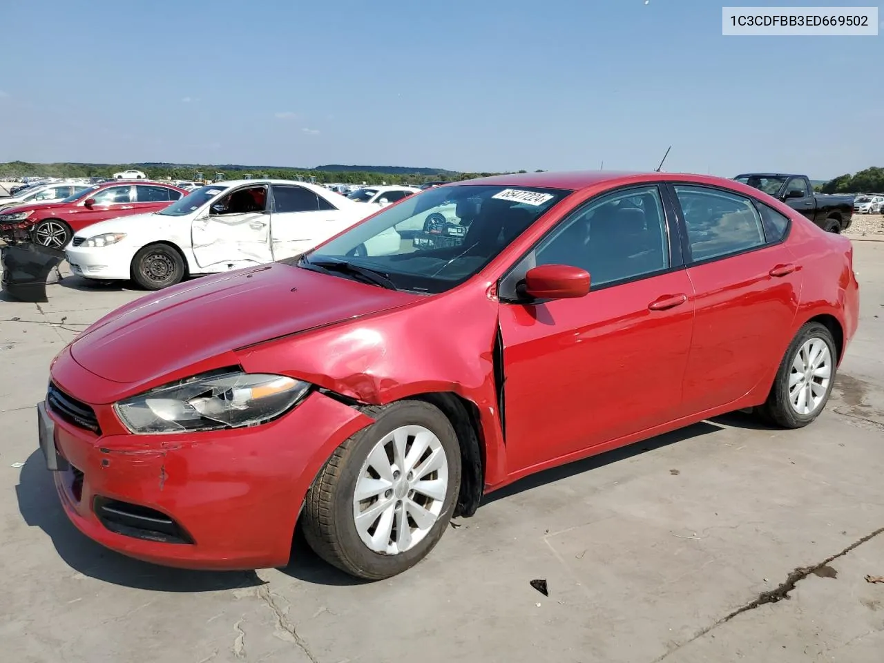 1C3CDFBB3ED669502 2014 Dodge Dart Sxt