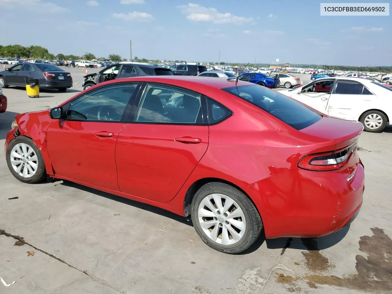 1C3CDFBB3ED669502 2014 Dodge Dart Sxt