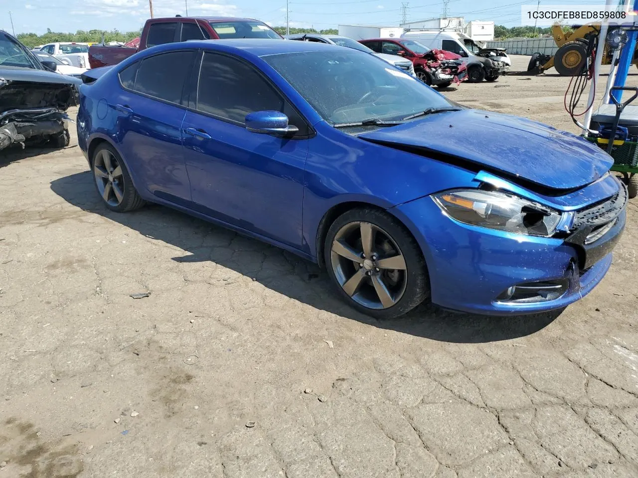 2014 Dodge Dart Gt VIN: 1C3CDFEB8ED859808 Lot: 66781204