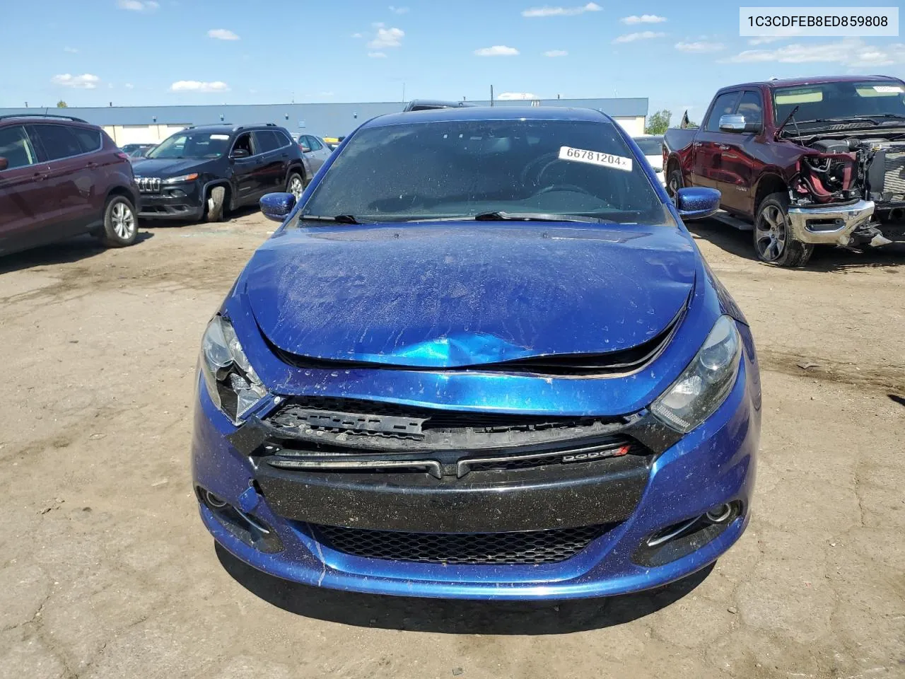 1C3CDFEB8ED859808 2014 Dodge Dart Gt