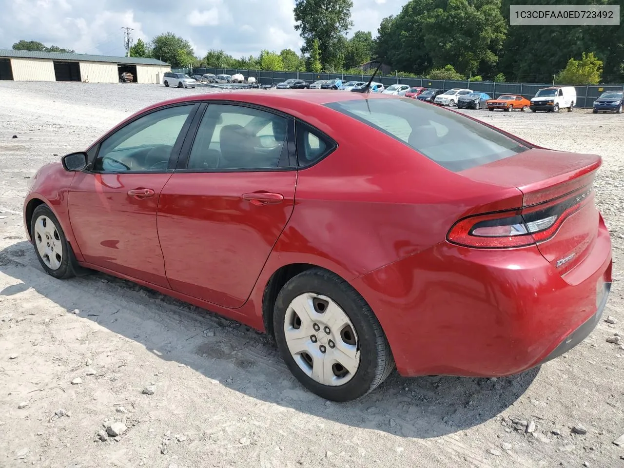 2014 Dodge Dart Se VIN: 1C3CDFAA0ED723492 Lot: 66840274