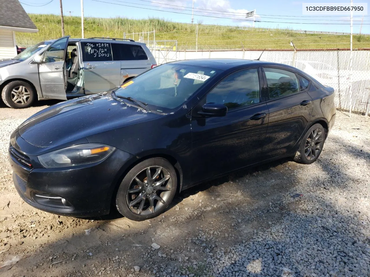 2014 Dodge Dart Sxt VIN: 1C3CDFBB9ED667950 Lot: 67151654