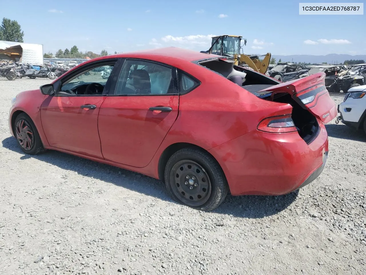 2014 Dodge Dart Se VIN: 1C3CDFAA2ED768787 Lot: 67470934