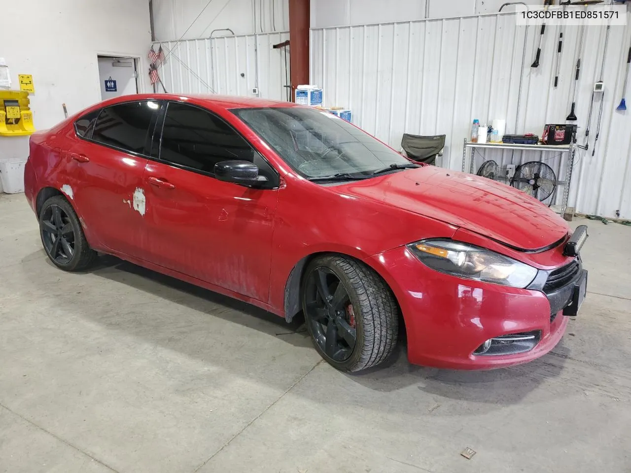 2014 Dodge Dart Sxt VIN: 1C3CDFBB1ED851571 Lot: 69105614