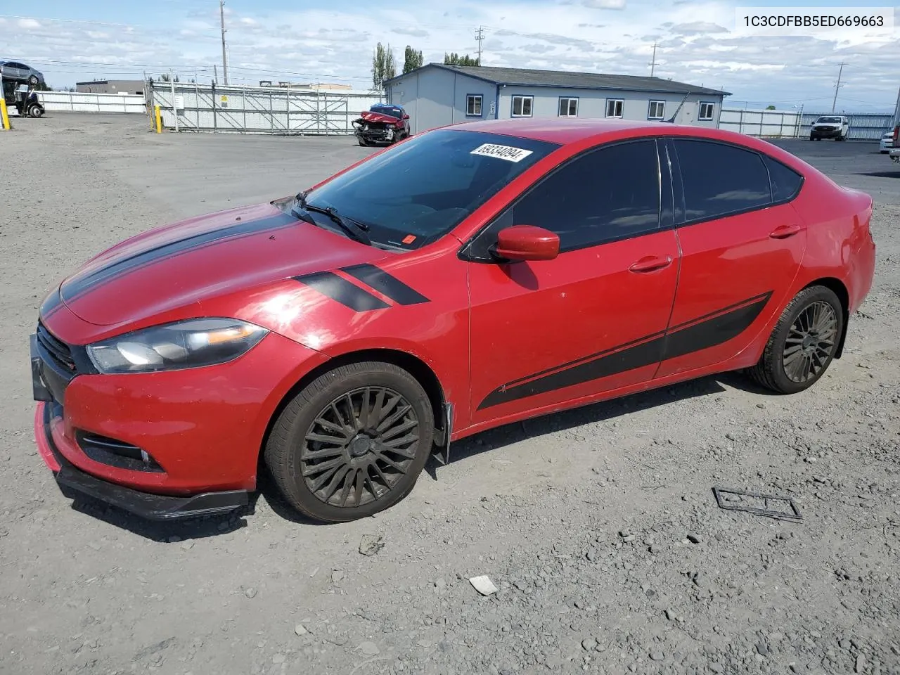 1C3CDFBB5ED669663 2014 Dodge Dart Sxt