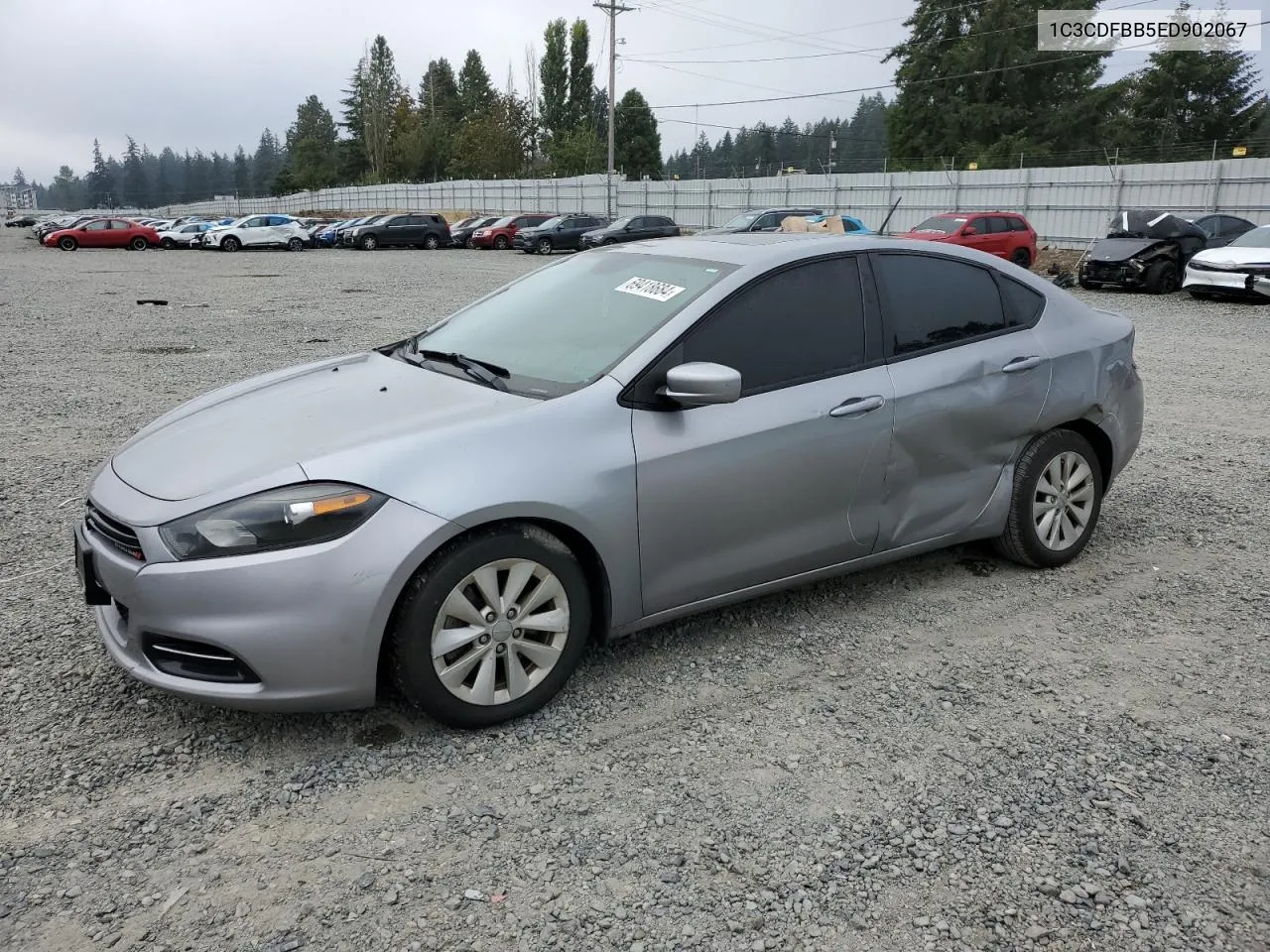 2014 Dodge Dart Sxt VIN: 1C3CDFBB5ED902067 Lot: 69418684