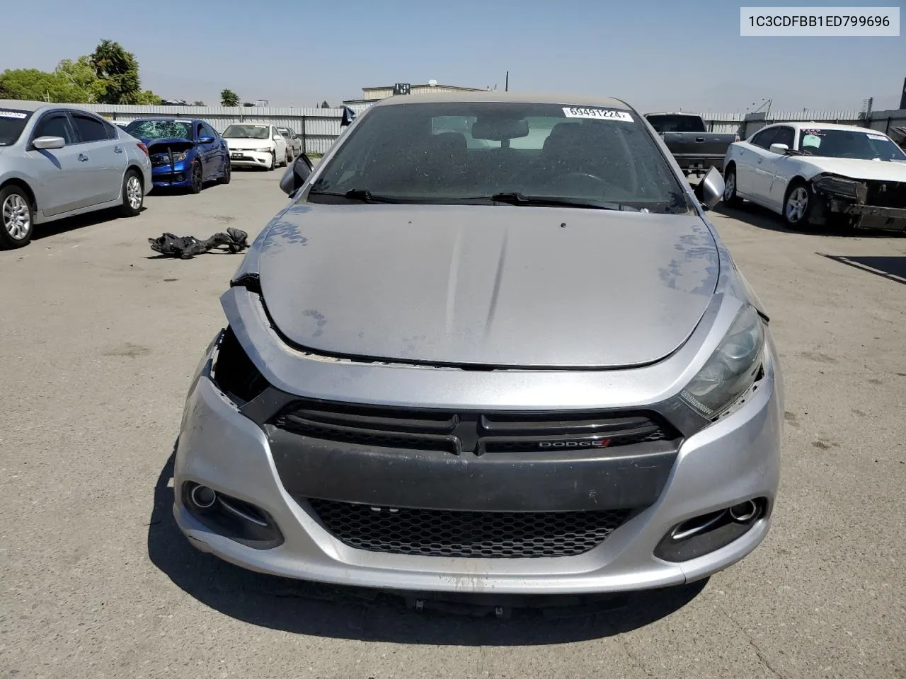 2014 Dodge Dart Sxt VIN: 1C3CDFBB1ED799696 Lot: 69491224