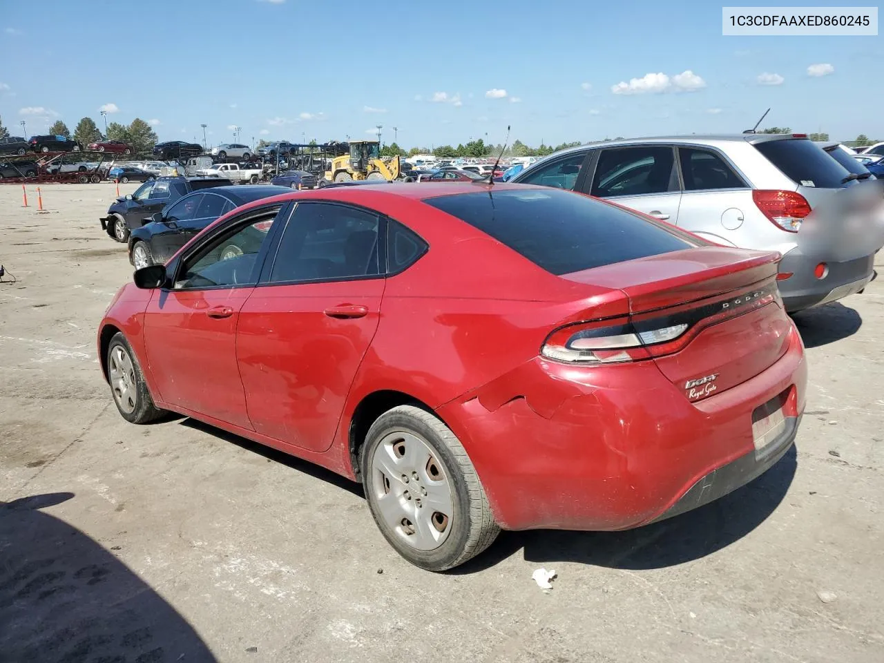 2014 Dodge Dart Se VIN: 1C3CDFAAXED860245 Lot: 70049264