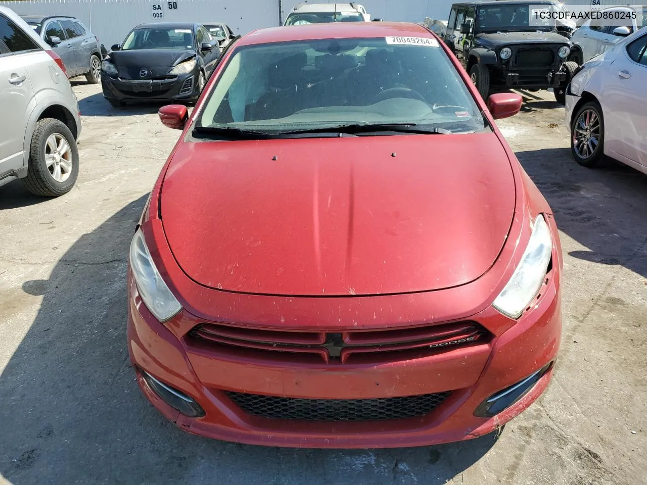 2014 Dodge Dart Se VIN: 1C3CDFAAXED860245 Lot: 70049264