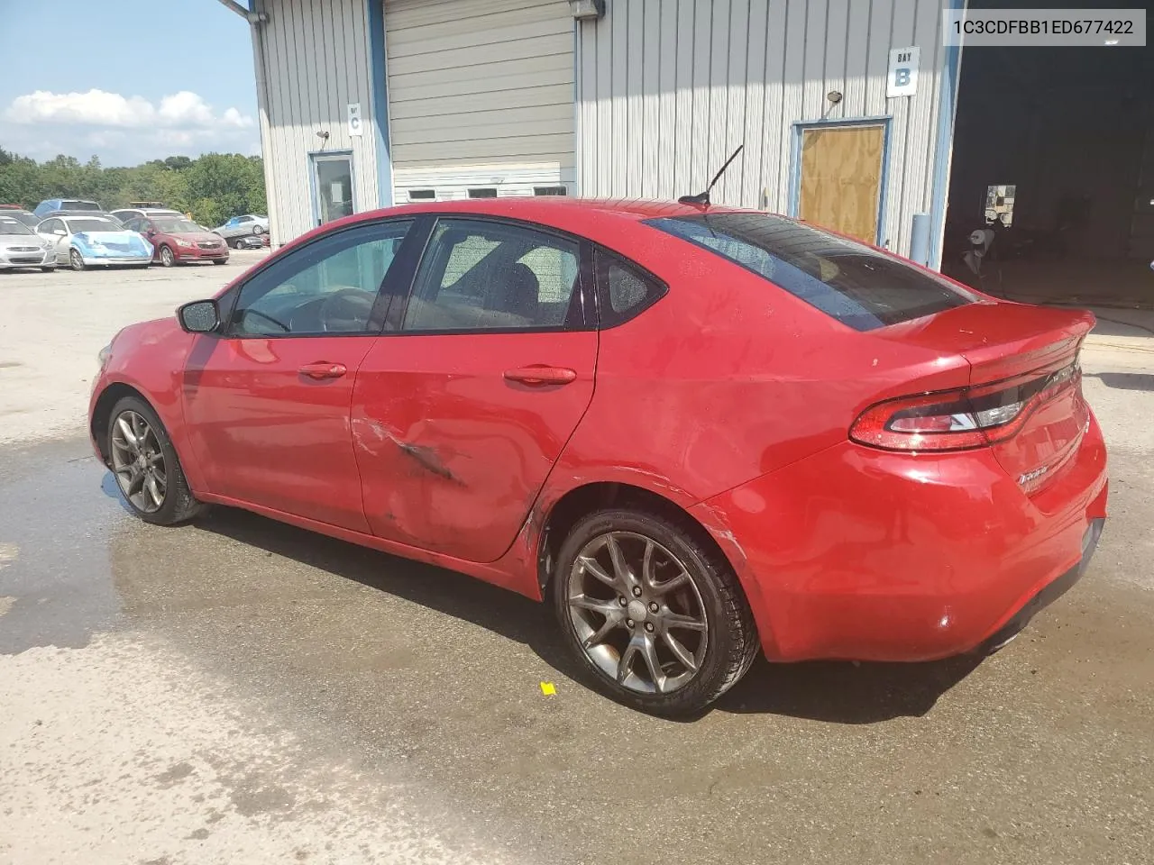 2014 Dodge Dart Sxt VIN: 1C3CDFBB1ED677422 Lot: 71221234