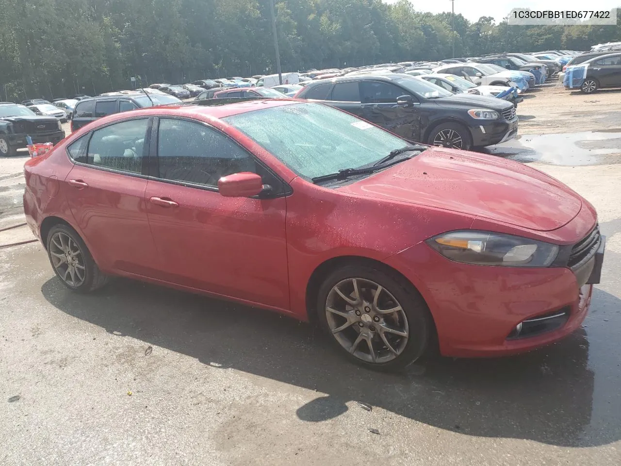 2014 Dodge Dart Sxt VIN: 1C3CDFBB1ED677422 Lot: 71221234