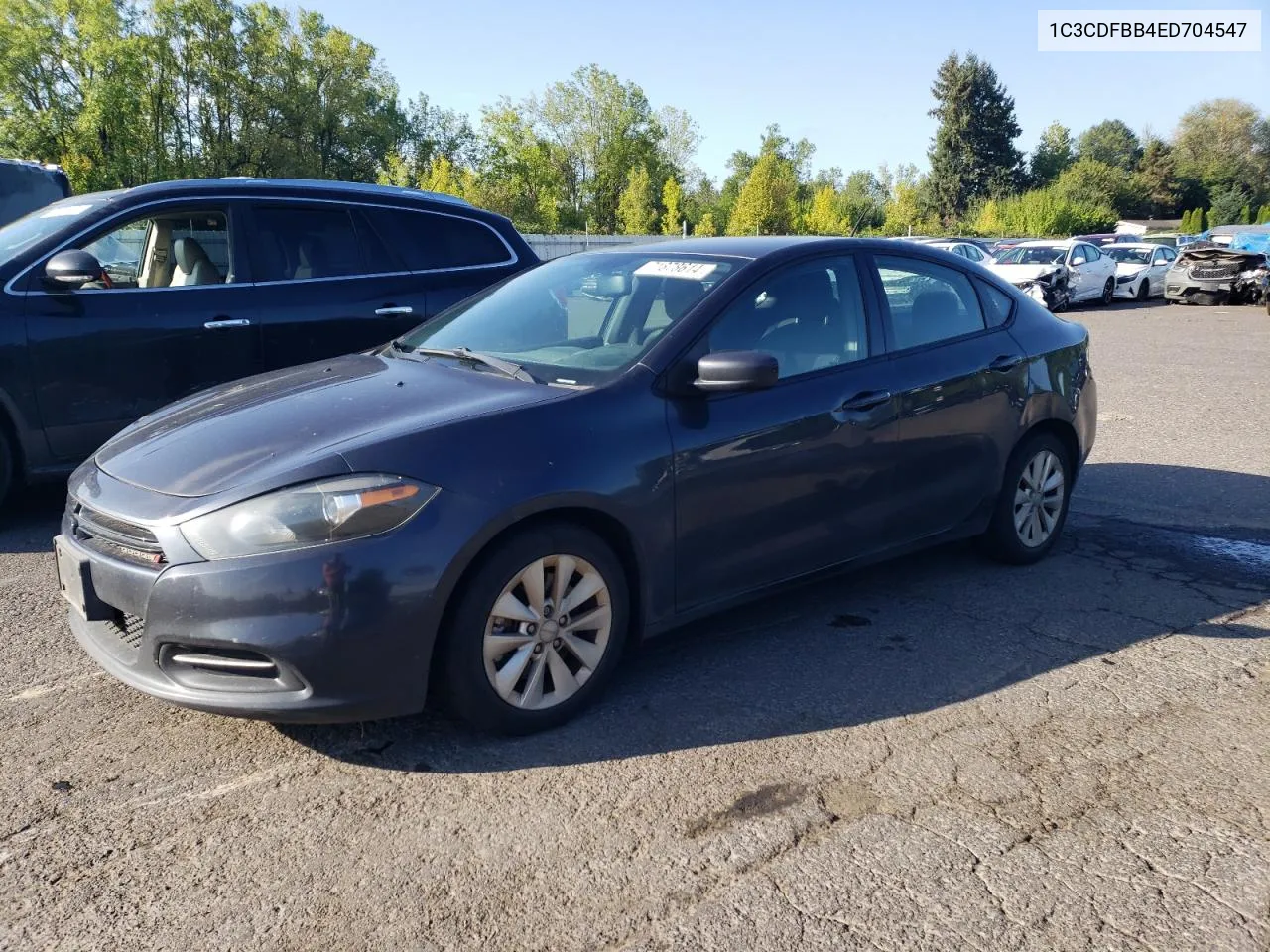 2014 Dodge Dart Sxt VIN: 1C3CDFBB4ED704547 Lot: 71878614