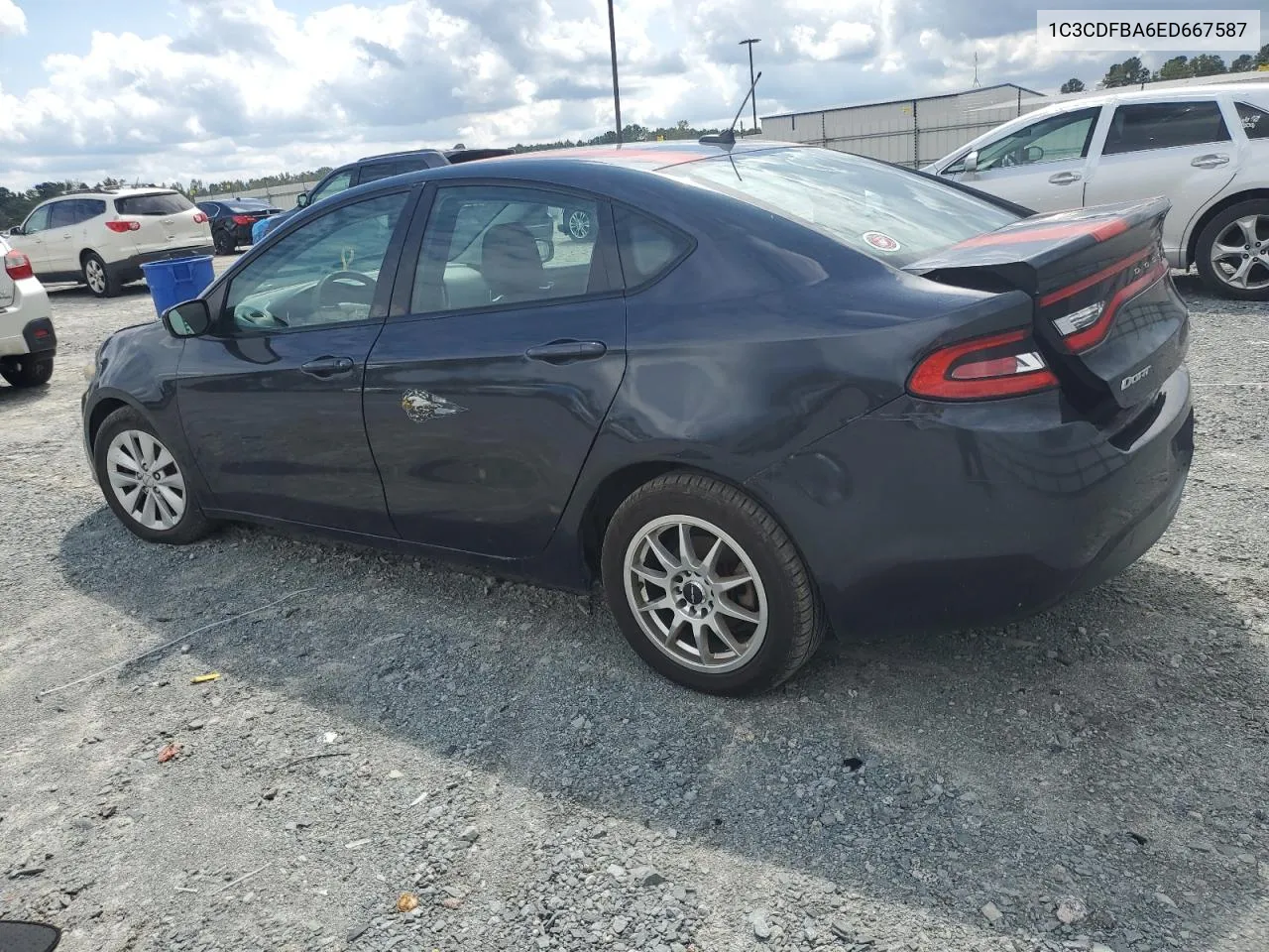 2014 Dodge Dart Sxt VIN: 1C3CDFBA6ED667587 Lot: 72131414