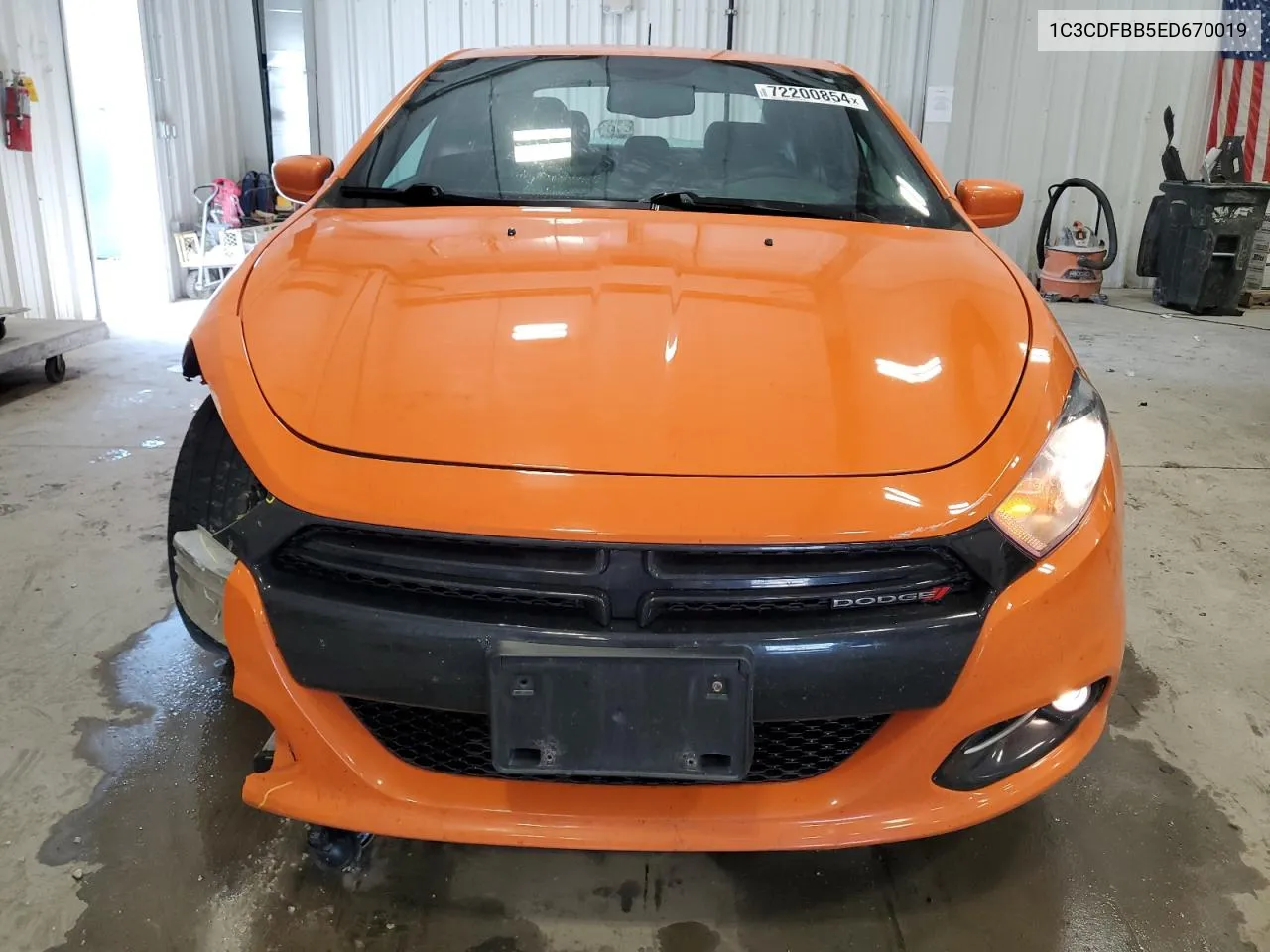 2014 Dodge Dart Sxt VIN: 1C3CDFBB5ED670019 Lot: 72200854